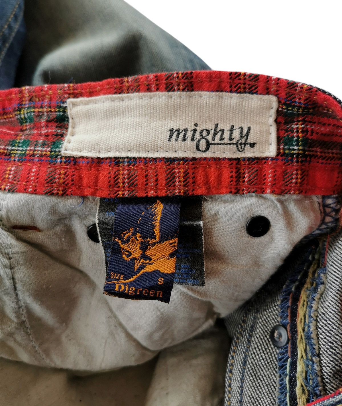PPFM Mighty Distressed Denim Whiskering Jeans Japan Size US 32 / EU 48 - 10 Thumbnail