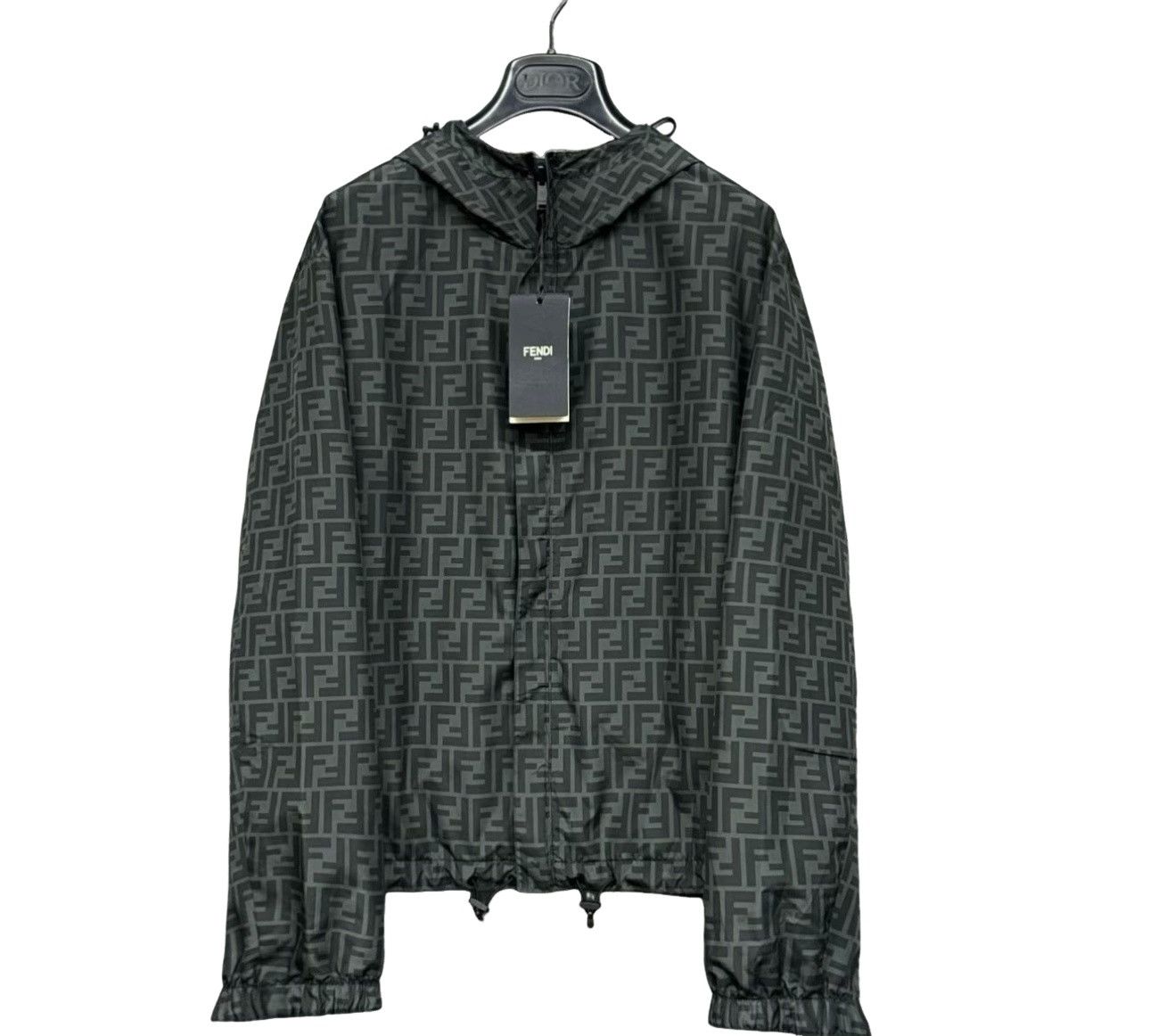 Fendi Fendi FF Logo Reversible Windbreaker Size M Size US M / EU 48-50 / 2 - 1 Thumbnail