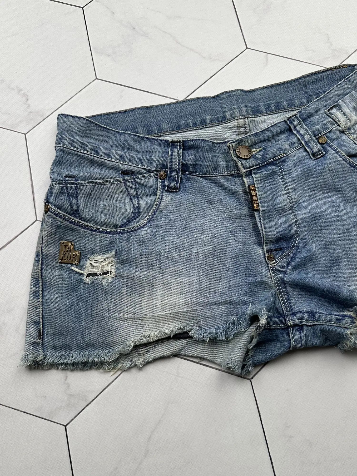 Takeshy Kurosawa Takeshy Kurosawa Vintage Mini Shorts (B133) Size US 32 / EU 48 - 2 Thumbnail