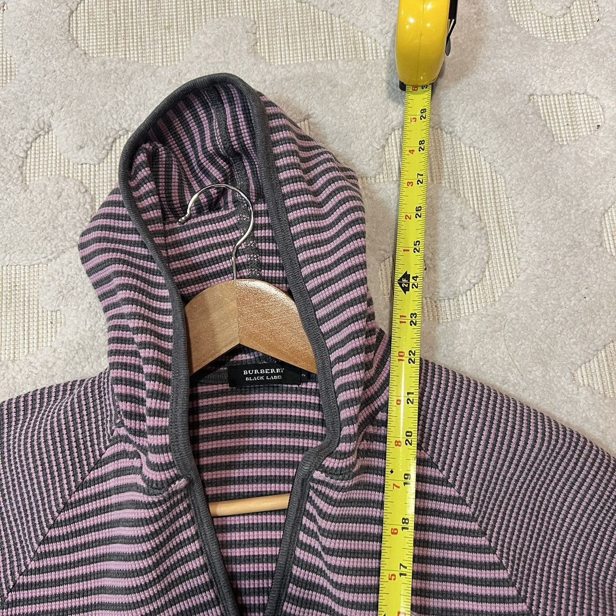 Burberry Burberry Striped Pink Black Hoodie Size S / US 4 / IT 40 - 9 Thumbnail