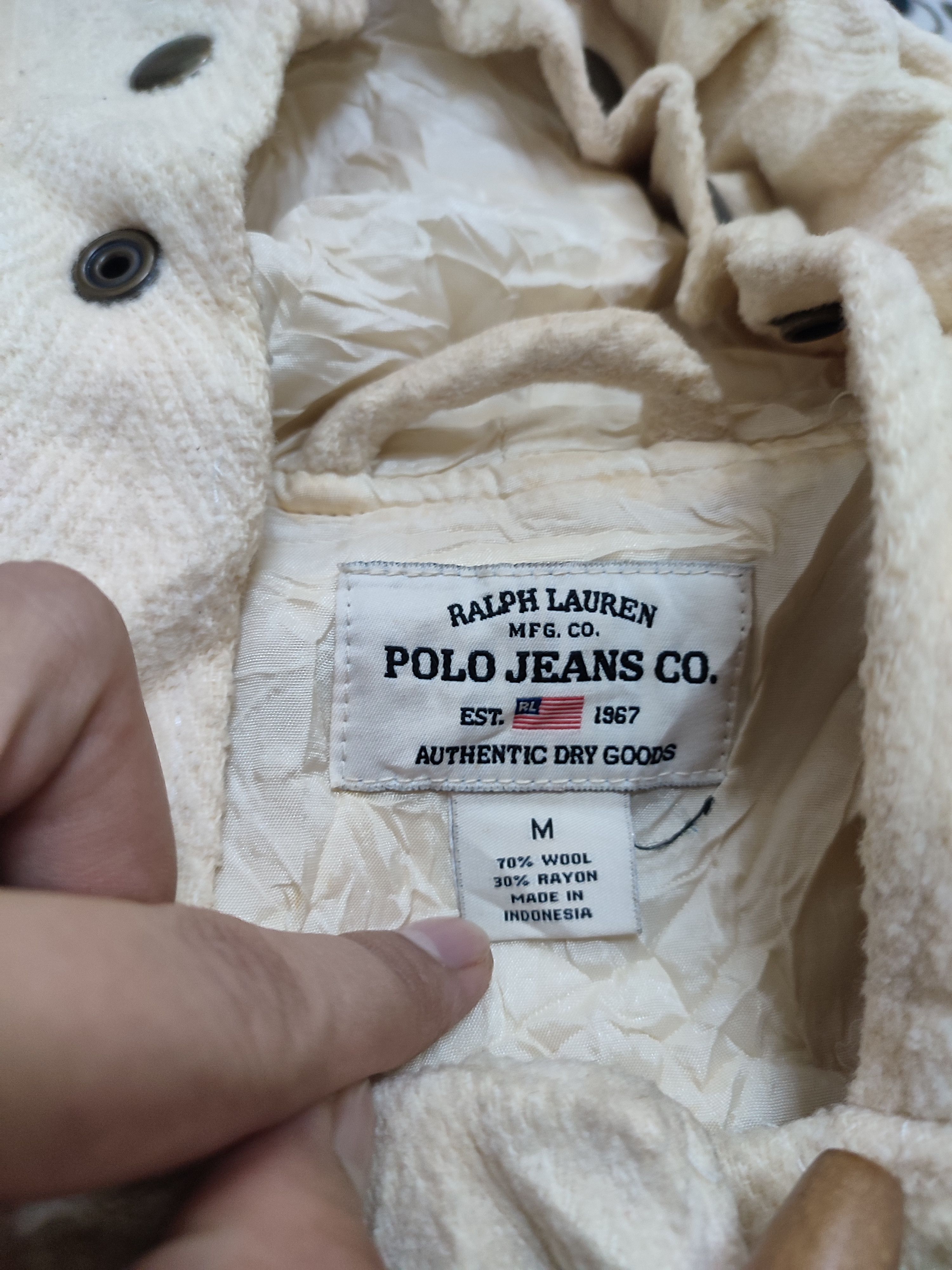 Polo Ralph Lauren Vintage Polo Ralph Lauren Duffle Wool Jacket Size US S / EU 44-46 / 1 - 5 Thumbnail
