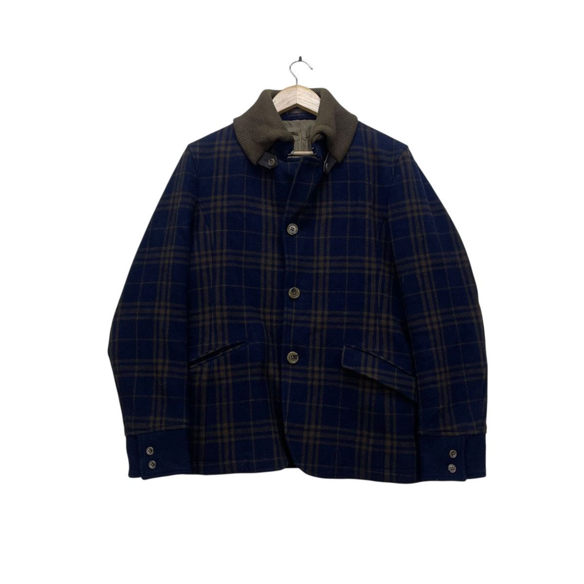 Issey Miyake 💥Japanese Brand Boycott Plaid Jacket Size US M / EU 48-50 / 2 - 1 Thumbnail