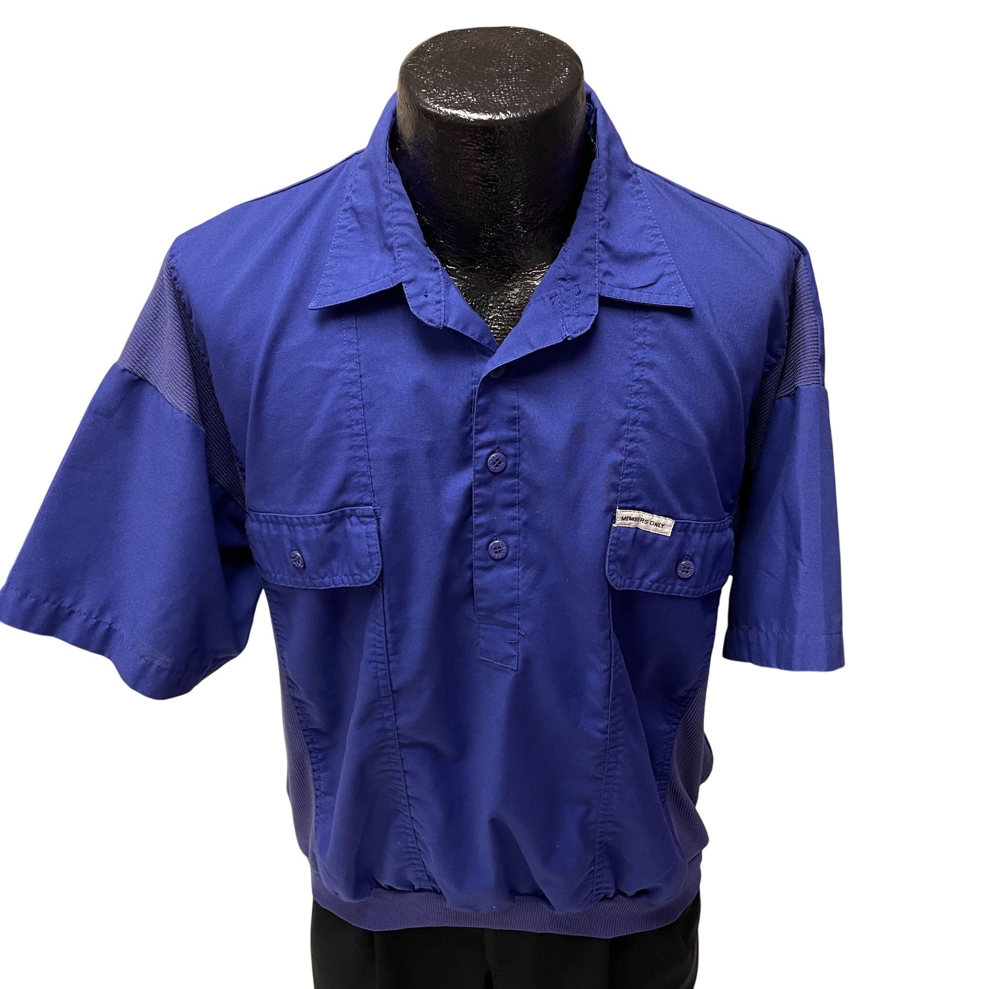 Members Only Vtg Members Only MoD Blue Banded Waist POLO Shirt Size US L / EU 52-54 / 3 - 1 Thumbnail