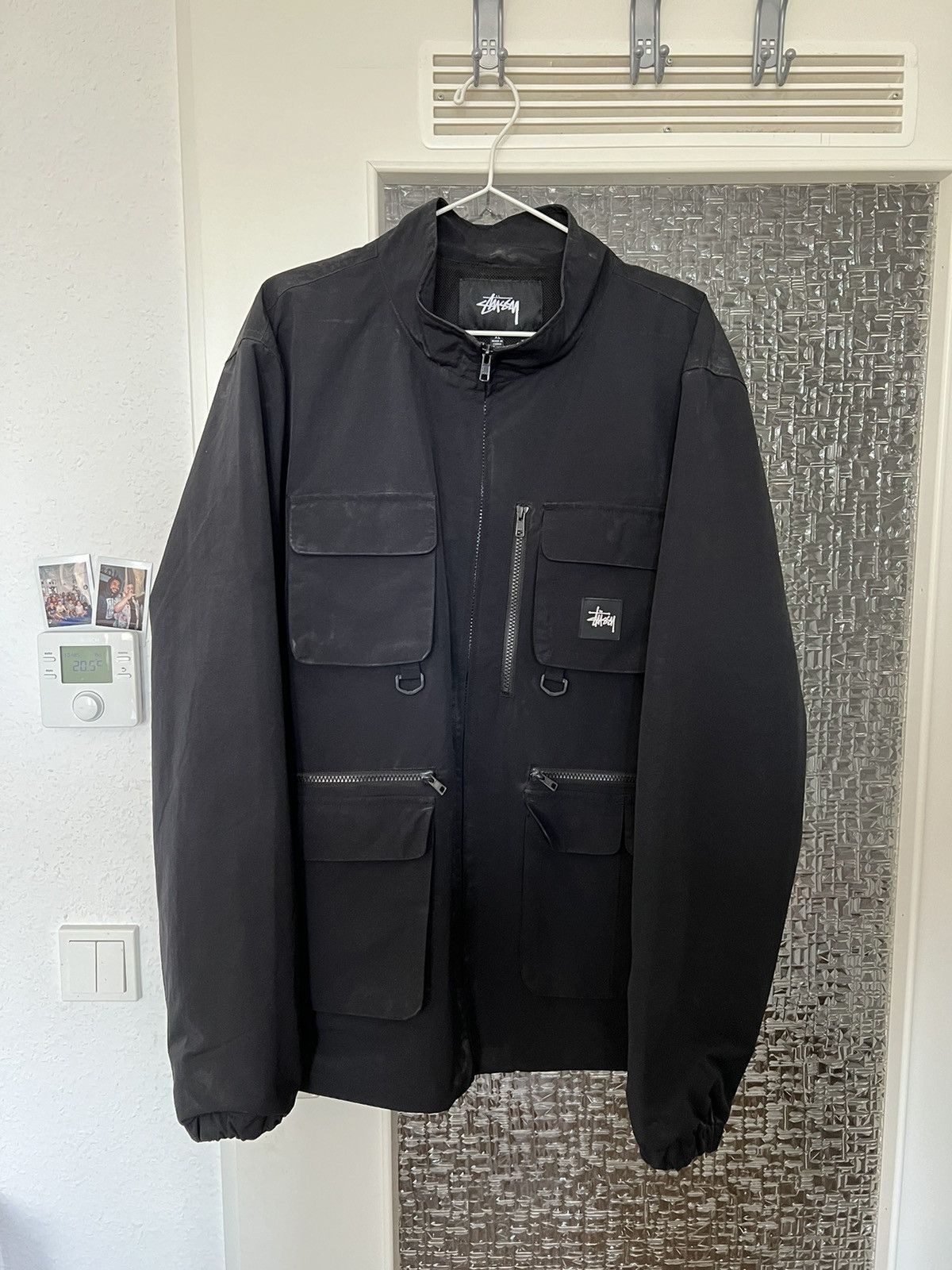 Image of Stussy Stüssy Utility Jacket in Black, Men's (Size XL)