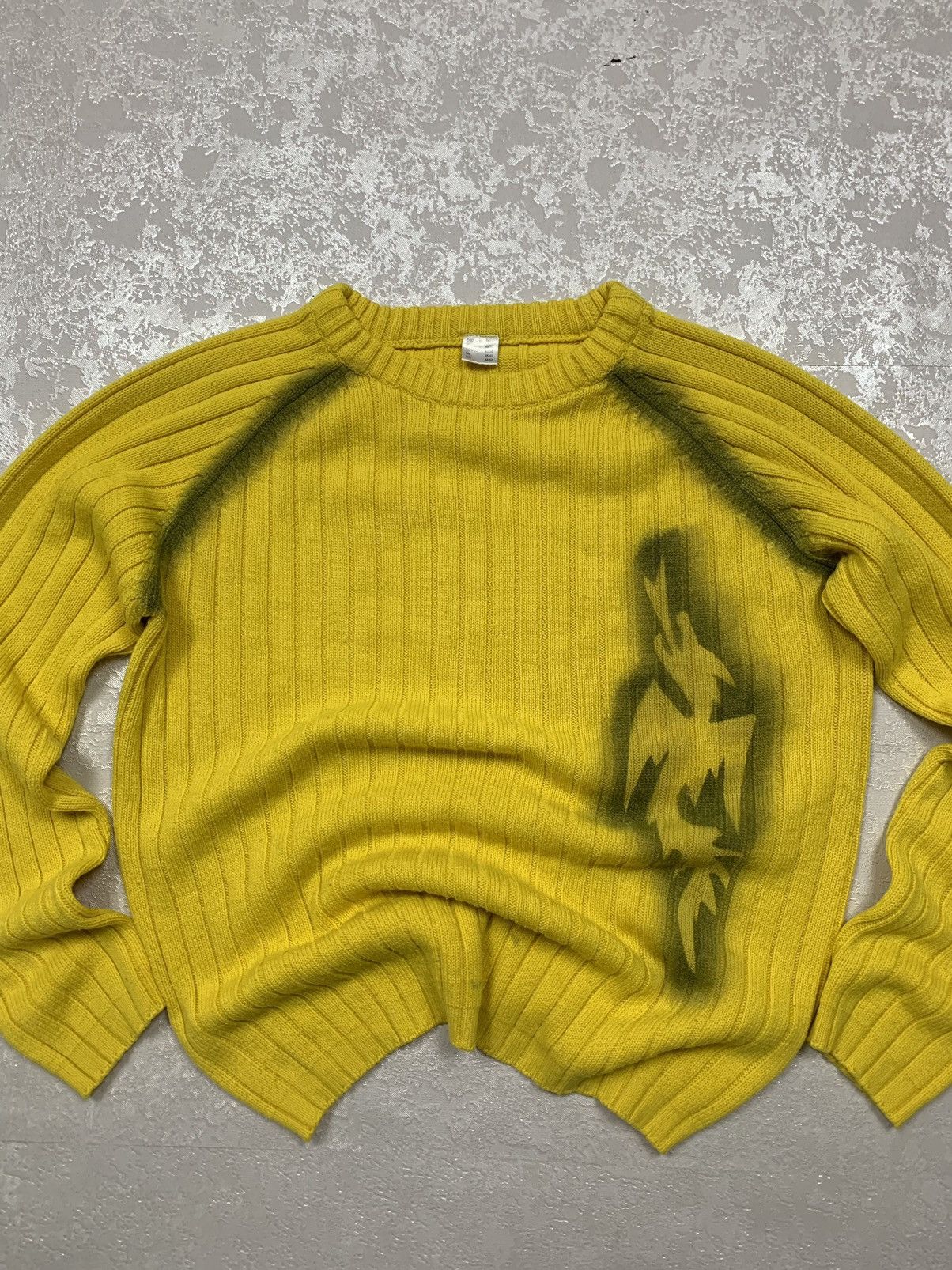 Other Rare y2k Cyber Grunge Dragon Knitted Sweater Size US M / EU 48-50 / 2 - 2 Thumbnail