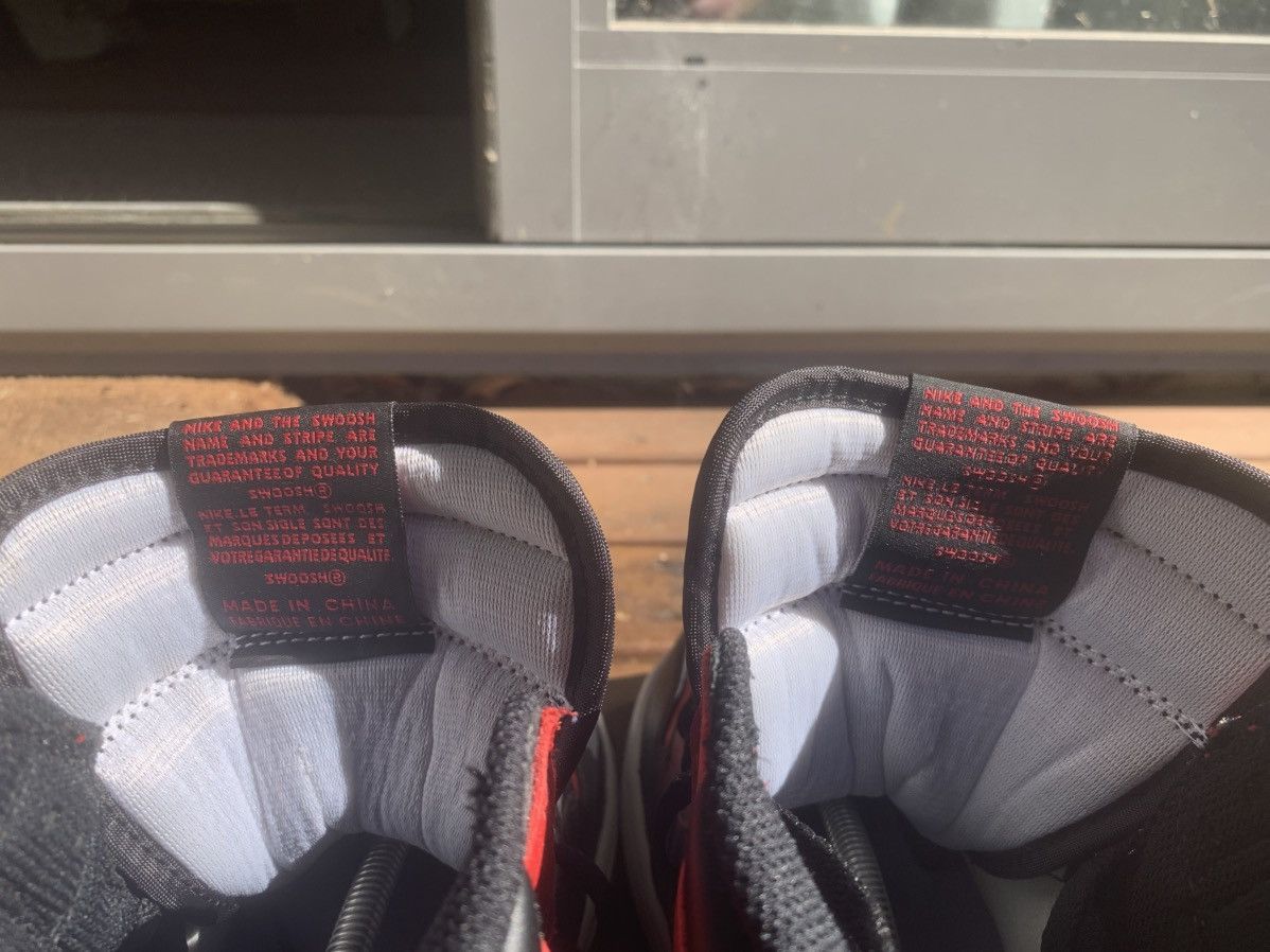 Jordan Brand × Nike Air Jordan 1 Bred 2016 US13 Size US 13 / EU 46 - 5 Thumbnail