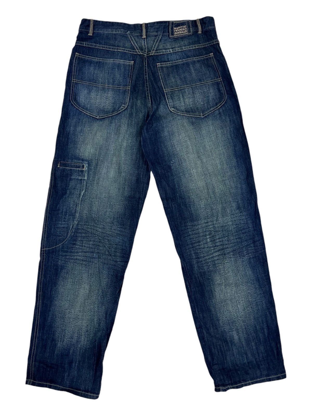Marithe + Francois Girbaud Y2K Girbaud Baggy Oversized Carpenter Blue Denim Jeans Size US 36 / EU 52 - 1 Thumbnail