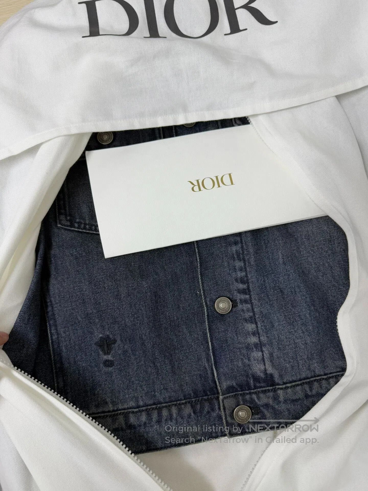 Dior Dior CD25 Bee Logo Monogram Denim Jacket. Size S / US 4 / IT 40 - 3 Thumbnail