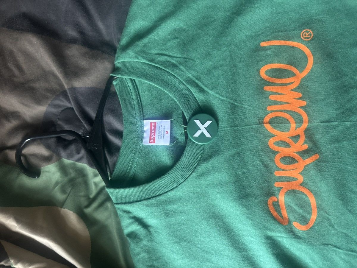 Supreme Supreme pine green and orange shirt Size US M / EU 48-50 / 2 - 1 Thumbnail