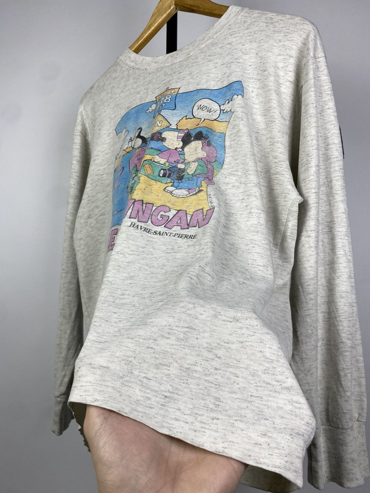 Japanese Brand × Vintage Vintage 80s iles de mingan Canada long sleeve T shirt Size US S / EU 44-46 / 1 - 3 Thumbnail