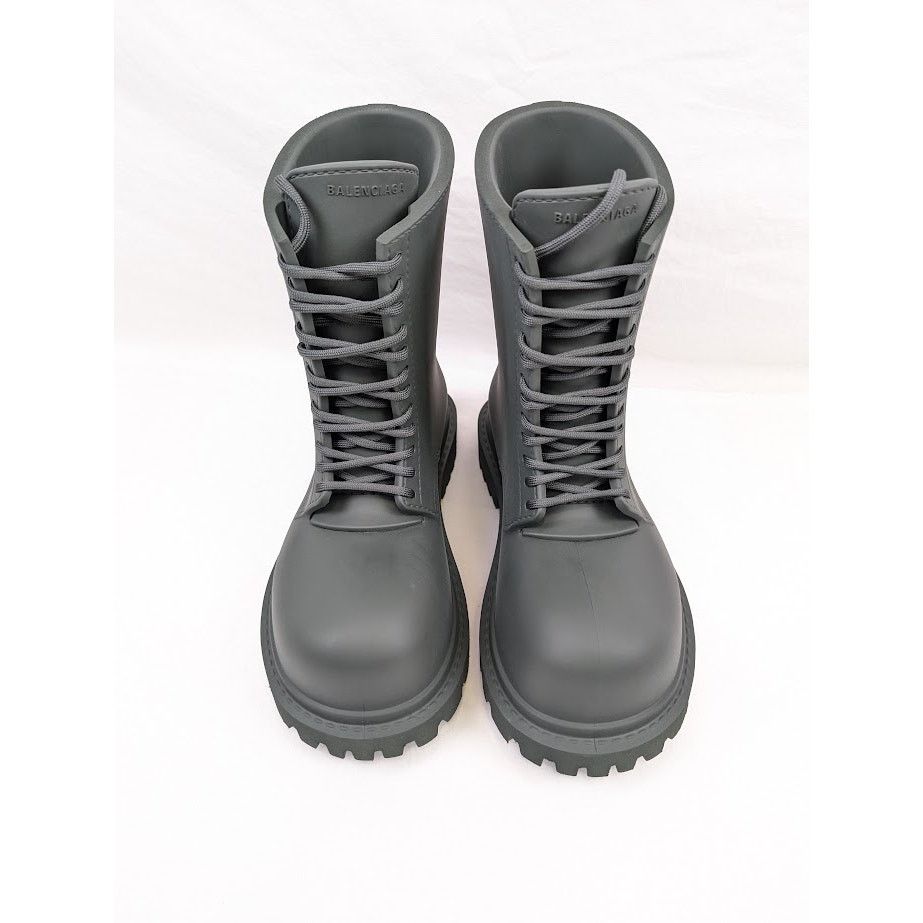 Balenciaga o1rshd1 Full Steroid Boots in Dark Khaki Size US 8 / EU 41 - 14 Thumbnail