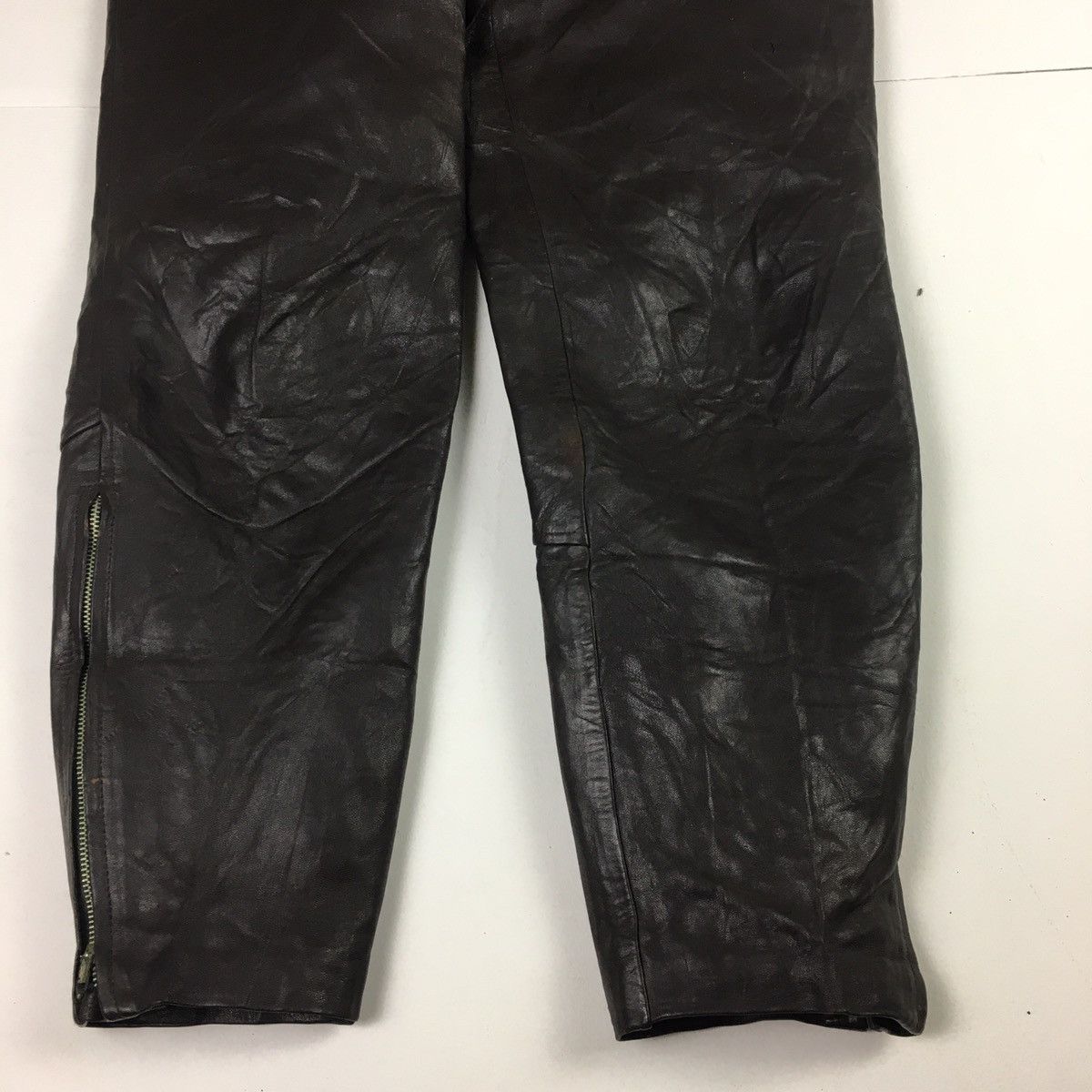 GOREWEAR × Kadoya Vintage Kadoya Leather Biker Pant Size US 33 - 2 Thumbnail