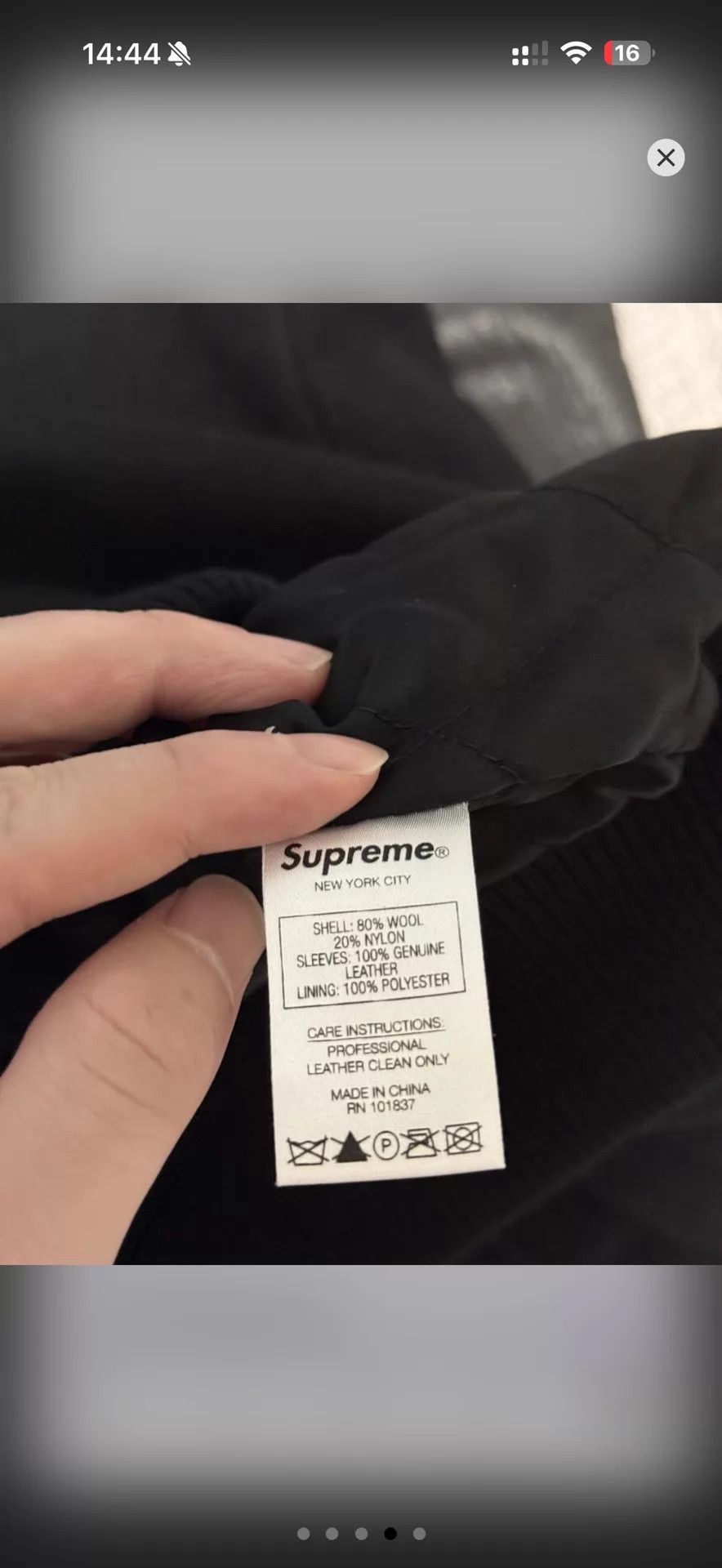 Supreme Supreme Phantom Motion Varsity Wool Jacket S New with Tags Size US S / EU 44-46 / 1 - 4 Thumbnail