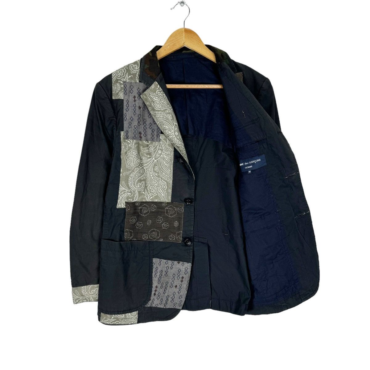 CDG by Comme des Garcons 🌟CDG HOMME FW2009 PATCHWORK BLAZER LIKE JUNYA WATANABE Size US M / EU 48-50 / 2 - 10 Thumbnail