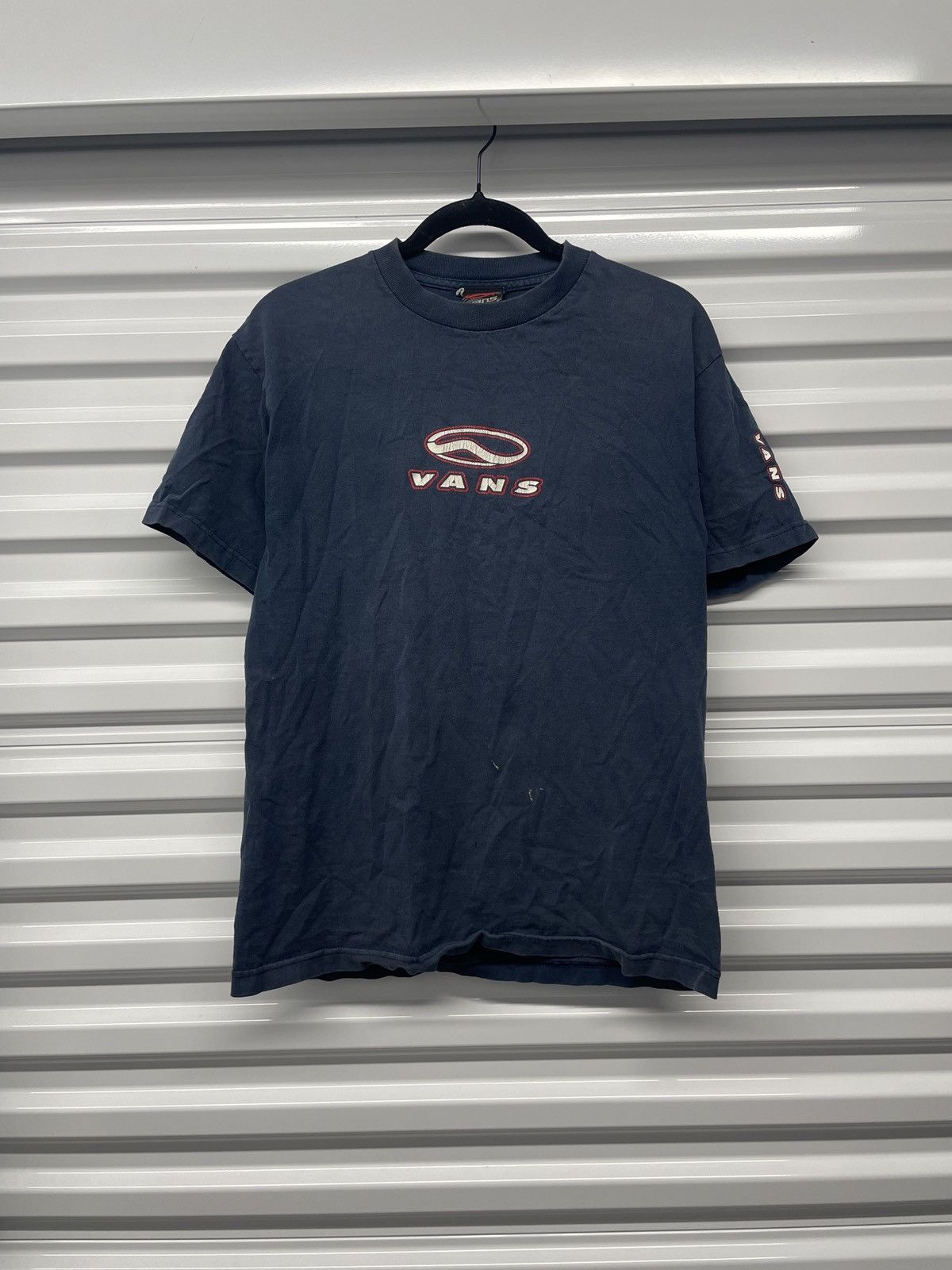Vans Vintage 90s 00s Vans faded box logo tshirt Size US M / EU 48-50 / 2 - 1 Thumbnail