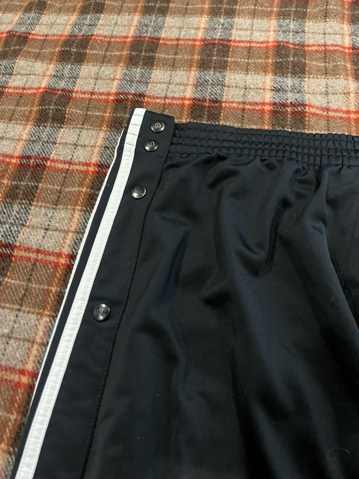 Adidas Y2K modern Adidas Track Pants Tearaway Button stripped pants Size US 36 / EU 52 - 11 Thumbnail