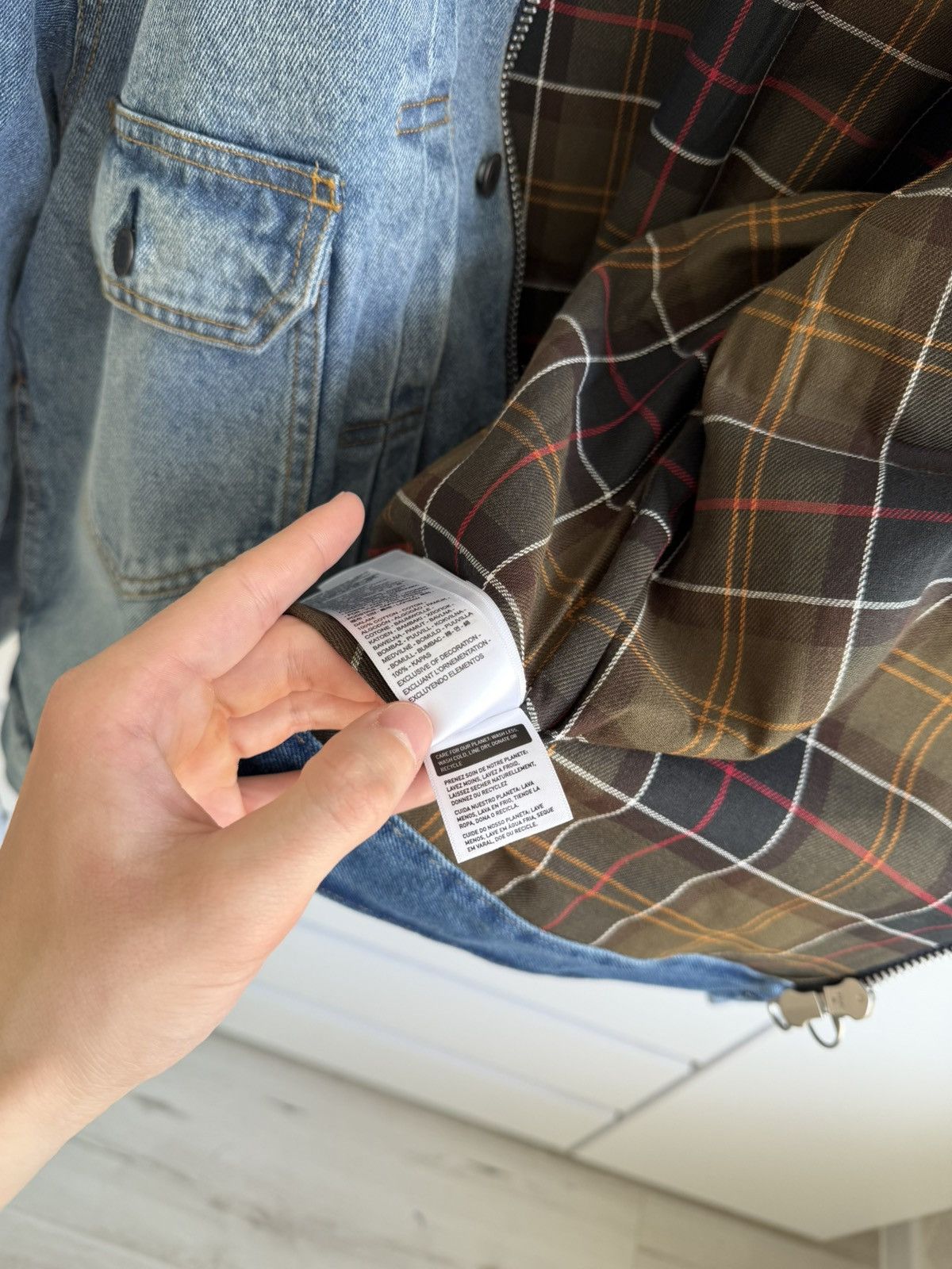 Barbour Barbour x Levi’s Denim Trucker Jacket Men’s Collar XL Size US XL / EU 56 / 4 - 12 Thumbnail