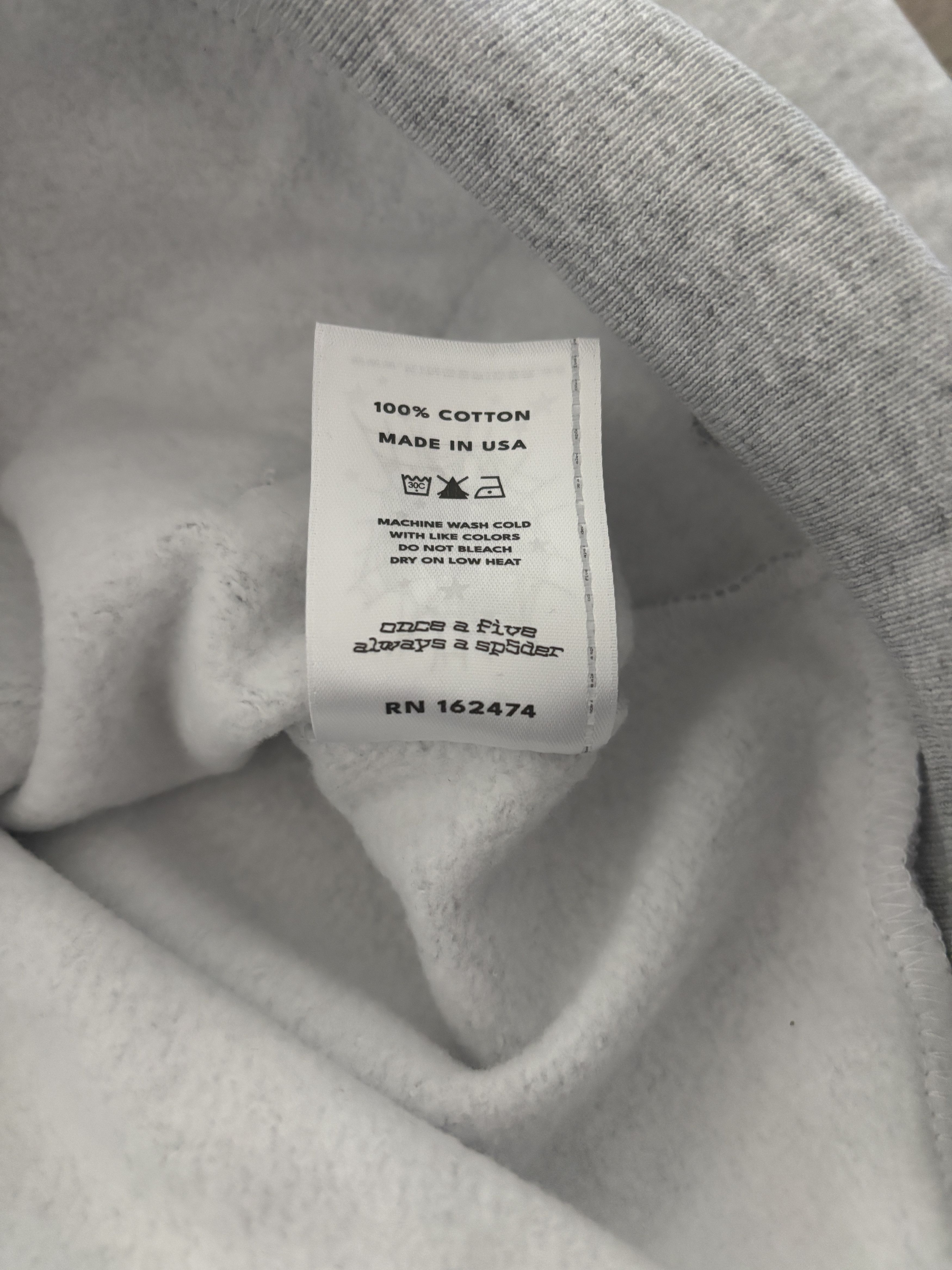 Sp5der Grey Atlanta Zip Up Hoodie Size US M / EU 48-50 / 2 - 4 Thumbnail