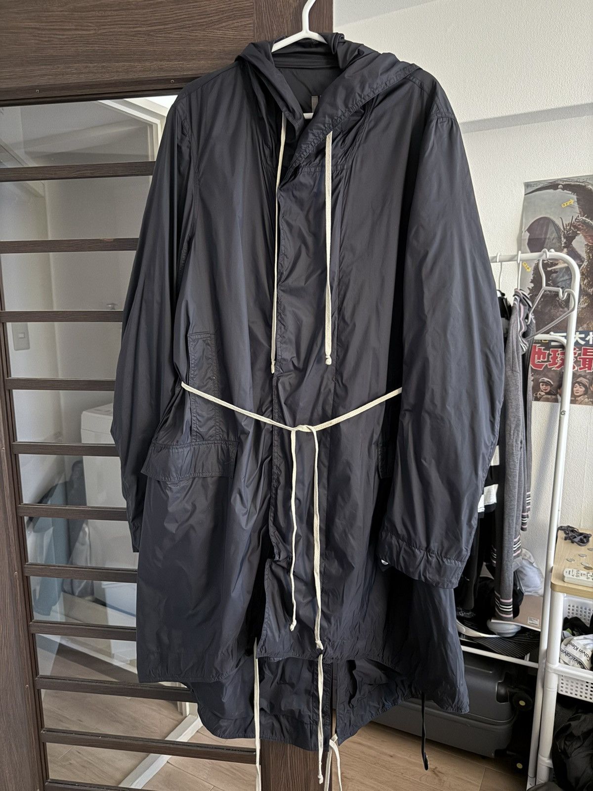 Rick Owens DRKSHDW BY RICK OWENS JUMBO FISHTAIL COAT Size US M / EU 48-50 / 2 - 1 Thumbnail