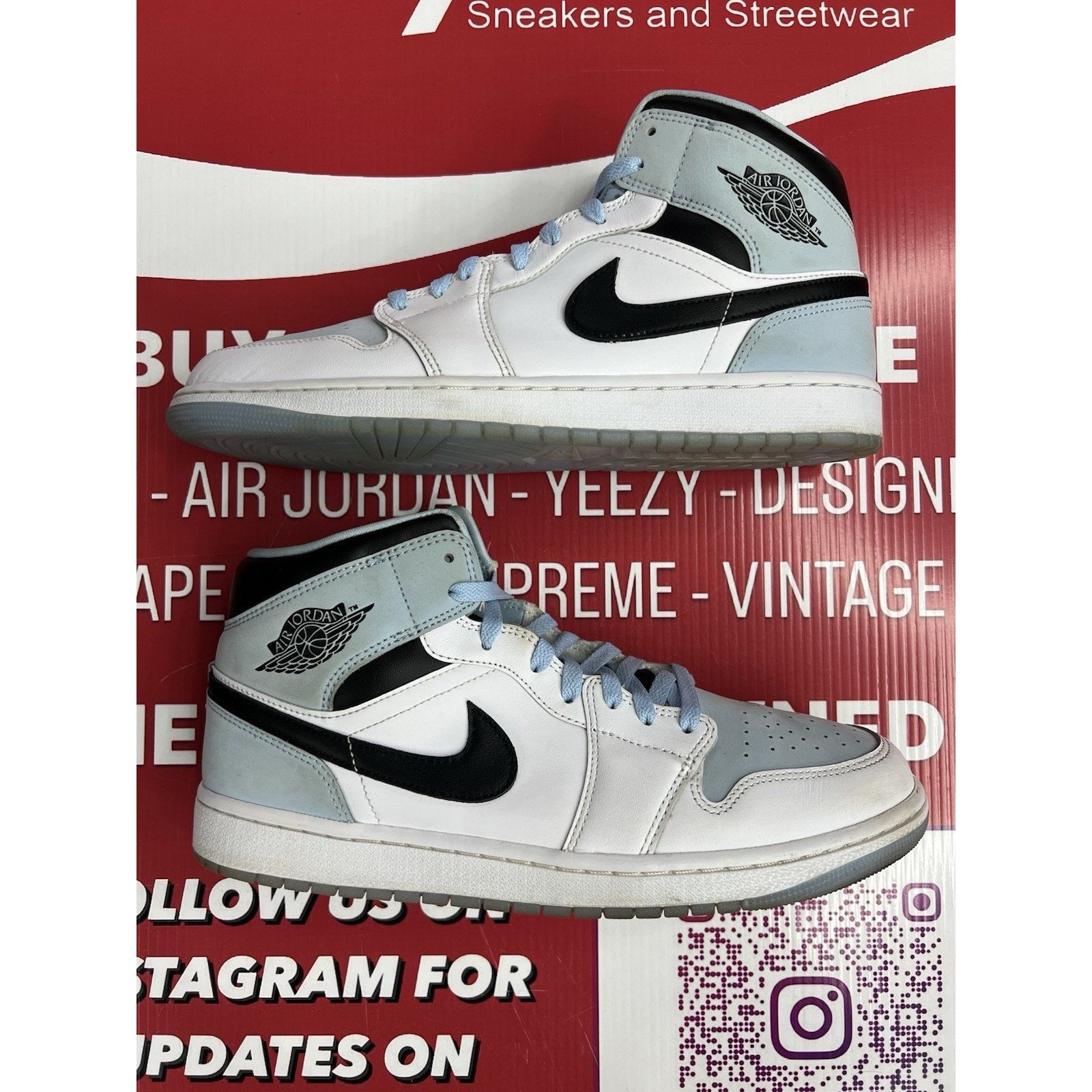 Jordan Brand Air Jordan 1 Mid SE Ice Blue (2023) Size 11 (DV1308-104) Size US 11 / EU 44 - 2 Thumbnail
