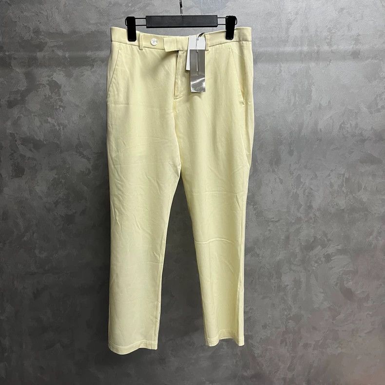 Dior Dior Beige Pearl Button Straight Casual Pants-yf Size US 32 / EU 48 - 1 Thumbnail
