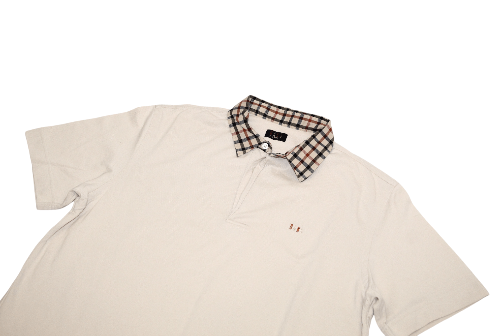 DAKS Daks Signature checker collar mercerized baggy polo shirt Size US XL / EU 56 / 4 - 2 Thumbnail