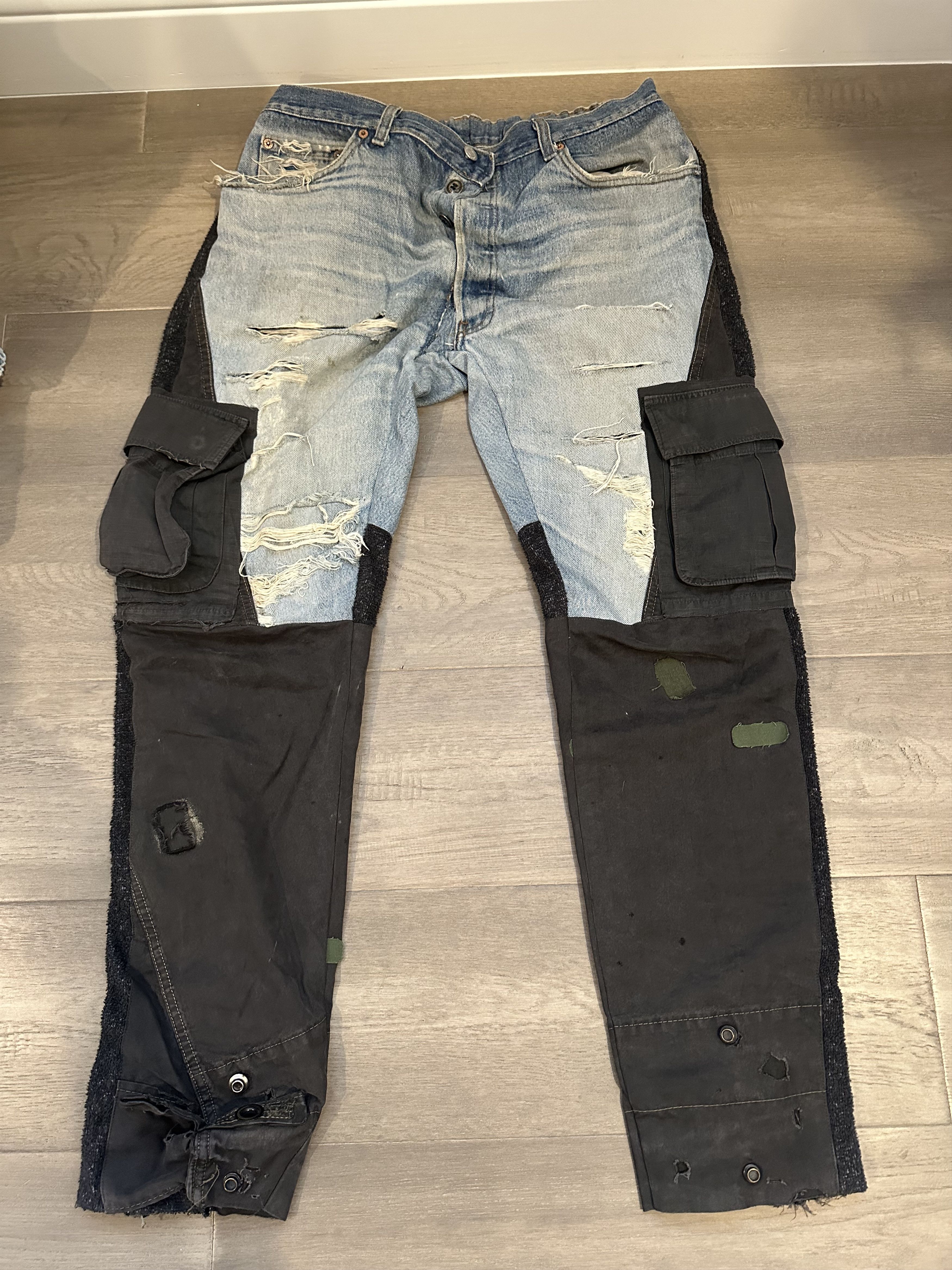 Greg Lauren Vintage denim/tent gl1 slim fit Size US 36 / EU 52 - 1 Thumbnail