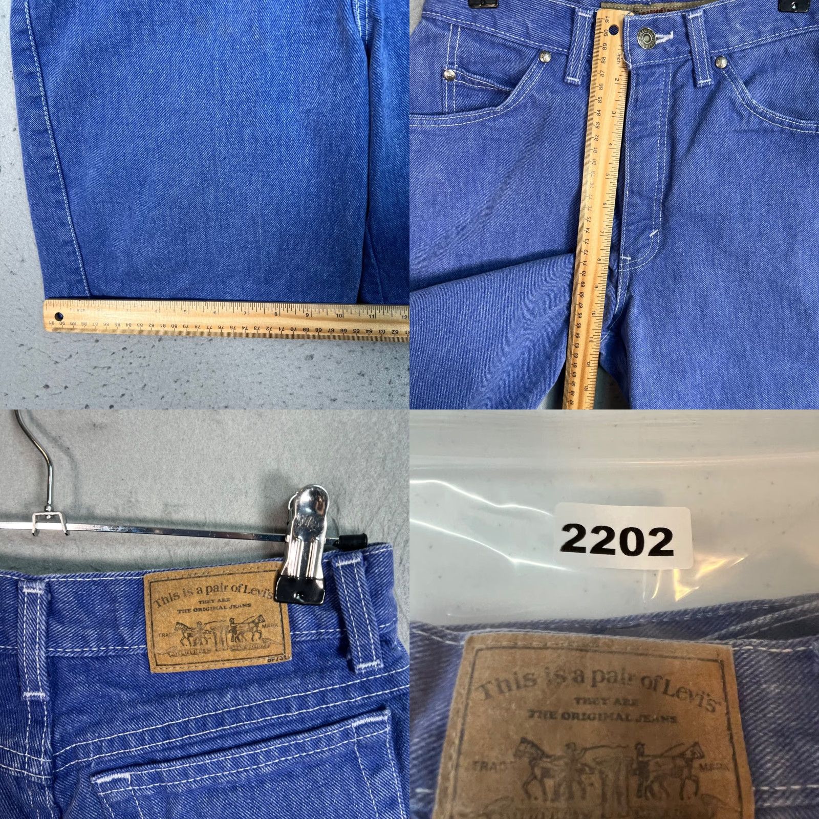 Levi's VINTAGE Levi's 900 Series Womens Bermuda Denim Shorts Blue 26in Waist 8in Inseam Size 7 High Rise Denim Jeans Shorts Womens Size 28" / US 6 / IT 42 - 8 Thumbnail