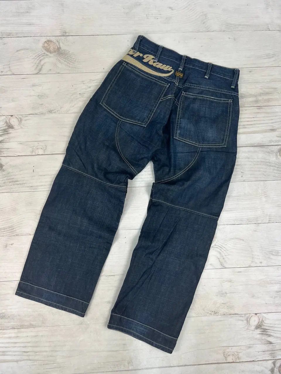 G-Star Vintage G Star Raw Baggy Big Logo Denim Jeans 90s Size US 30 / EU 46 - 1 Thumbnail
