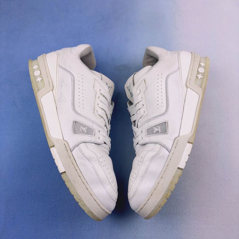 Louis Vuitton Louis Vuitton Trainer Low Top Sneakers in White - Size US 10.5 / EU 43-44 - 6 Thumbnail