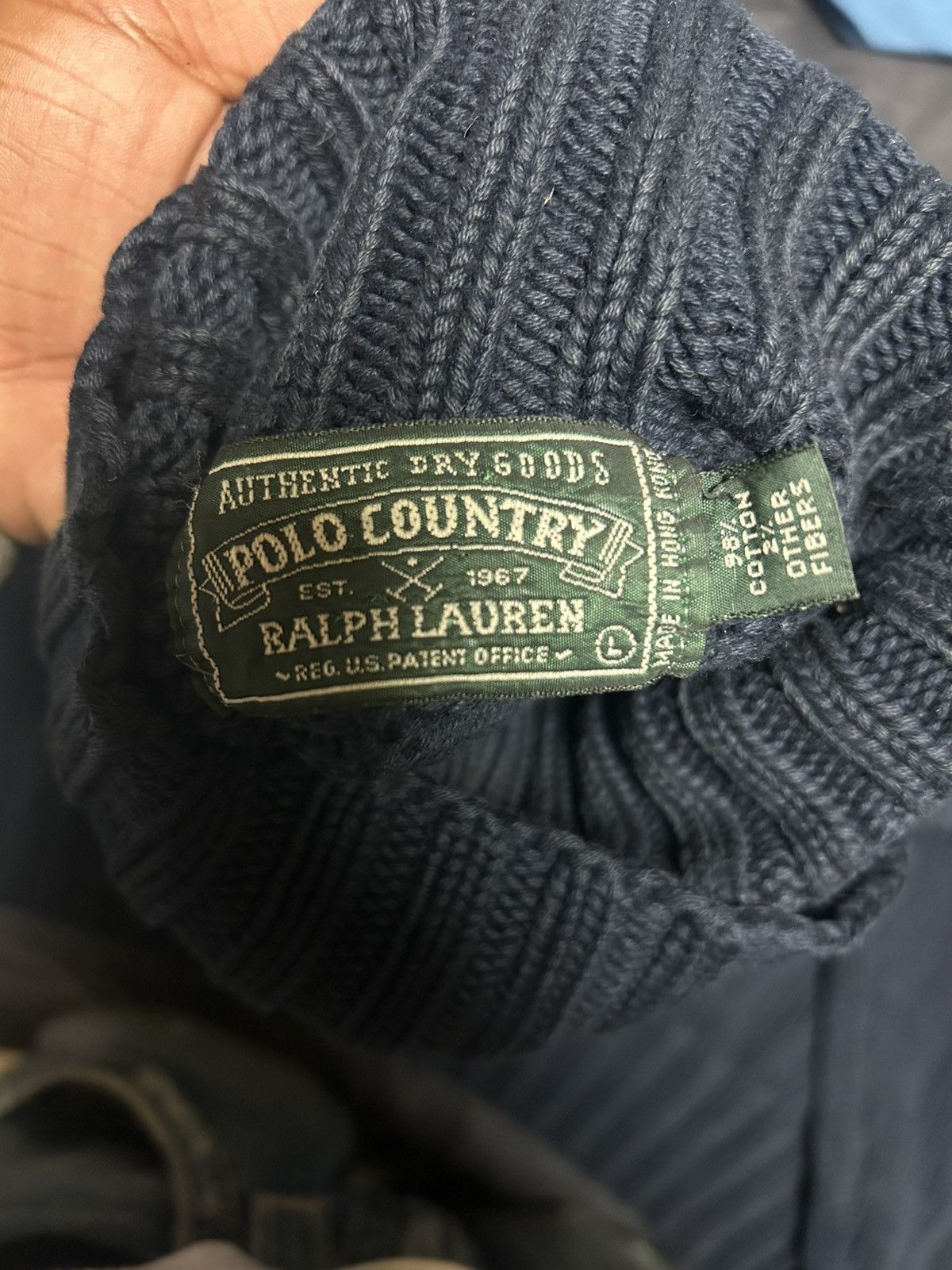 Polo Ralph Lauren Polo Ralph Lauren Turtle Neck Sweater Size US L / EU 52-54 / 3 - 2 Thumbnail