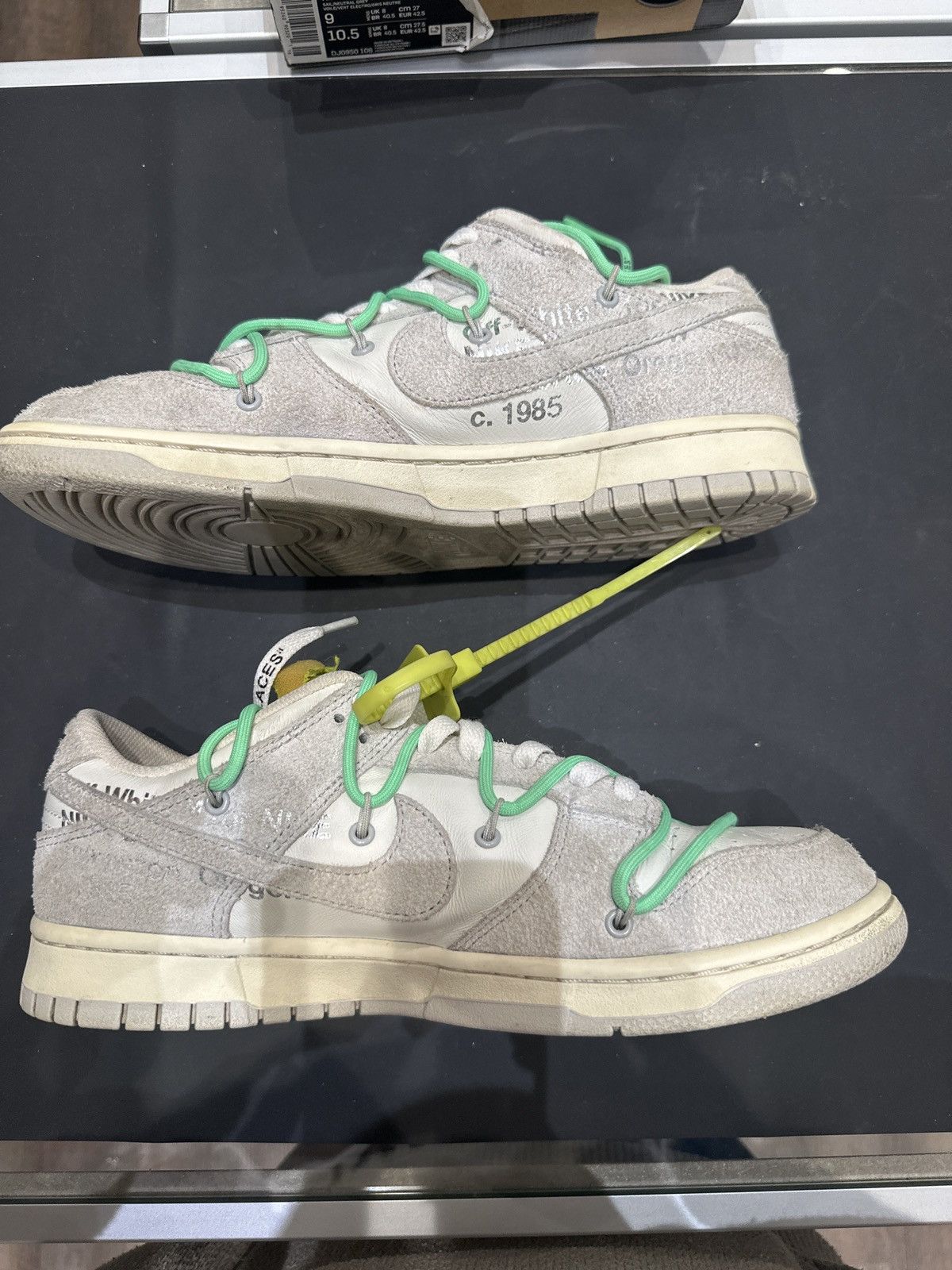 Nike × Off-White Nike Off-White Dunk Low Lot 14 Size US 9 / EU 42 - 2 Thumbnail