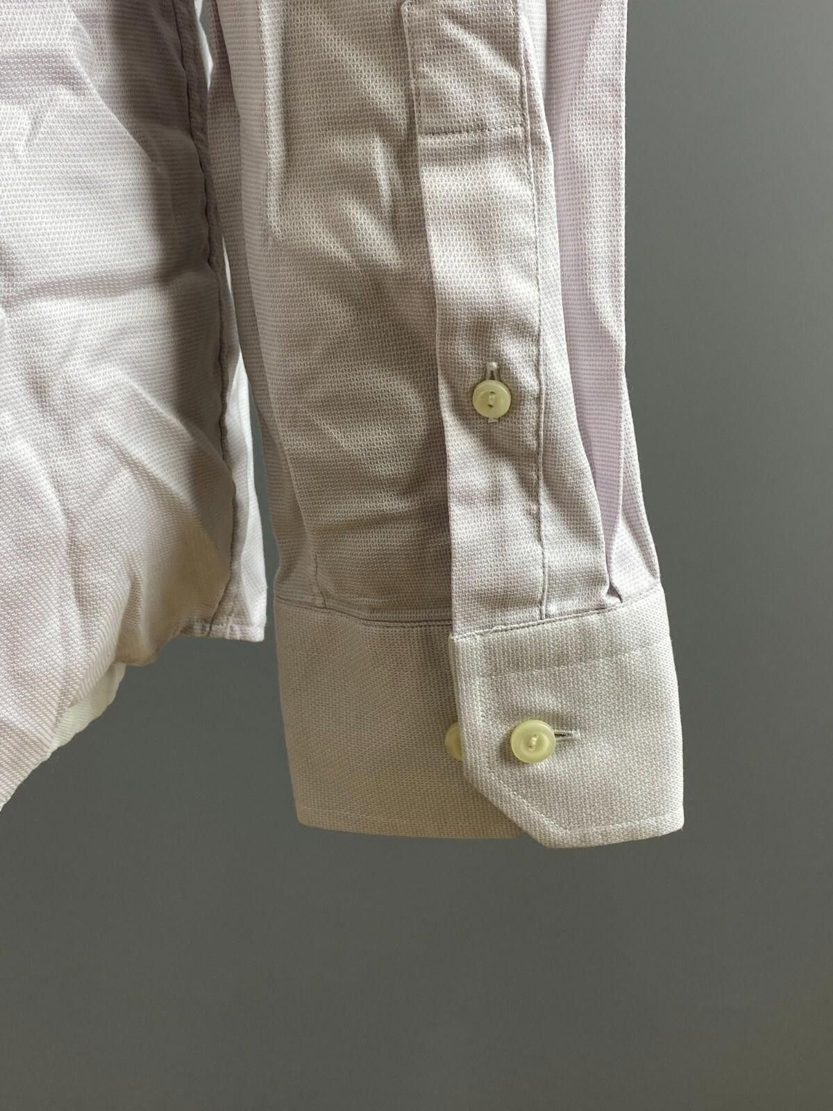 Eton Eton Slim Fit Pink Luxury Button Down Shirt Size 41 / 16 Size US M / EU 48-50 / 2 - 10 Thumbnail