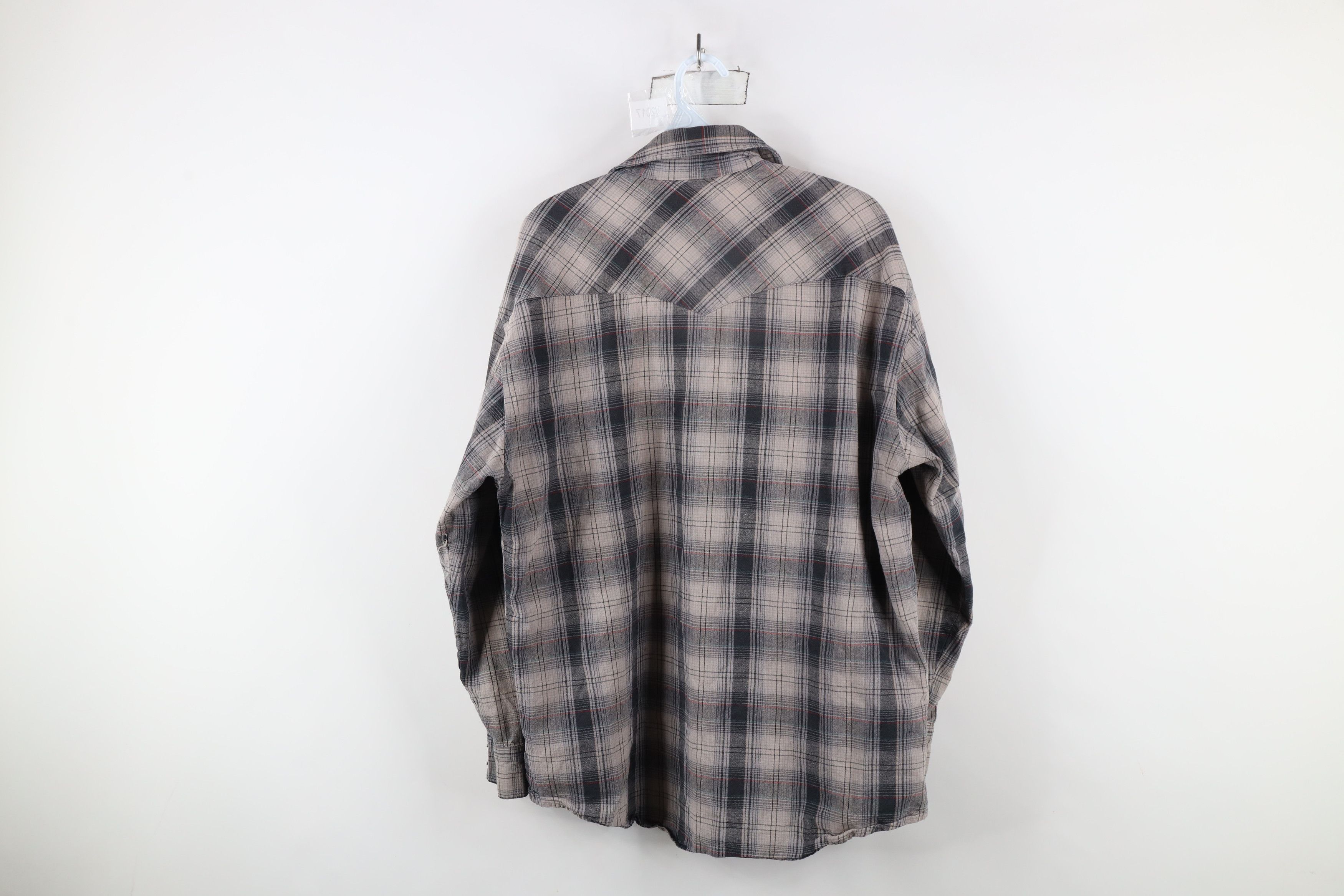 Vintage West Coast Choppers Jesse James Snap Button Shirt Plaid Size US M / EU 48-50 / 2 - 14 Thumbnail