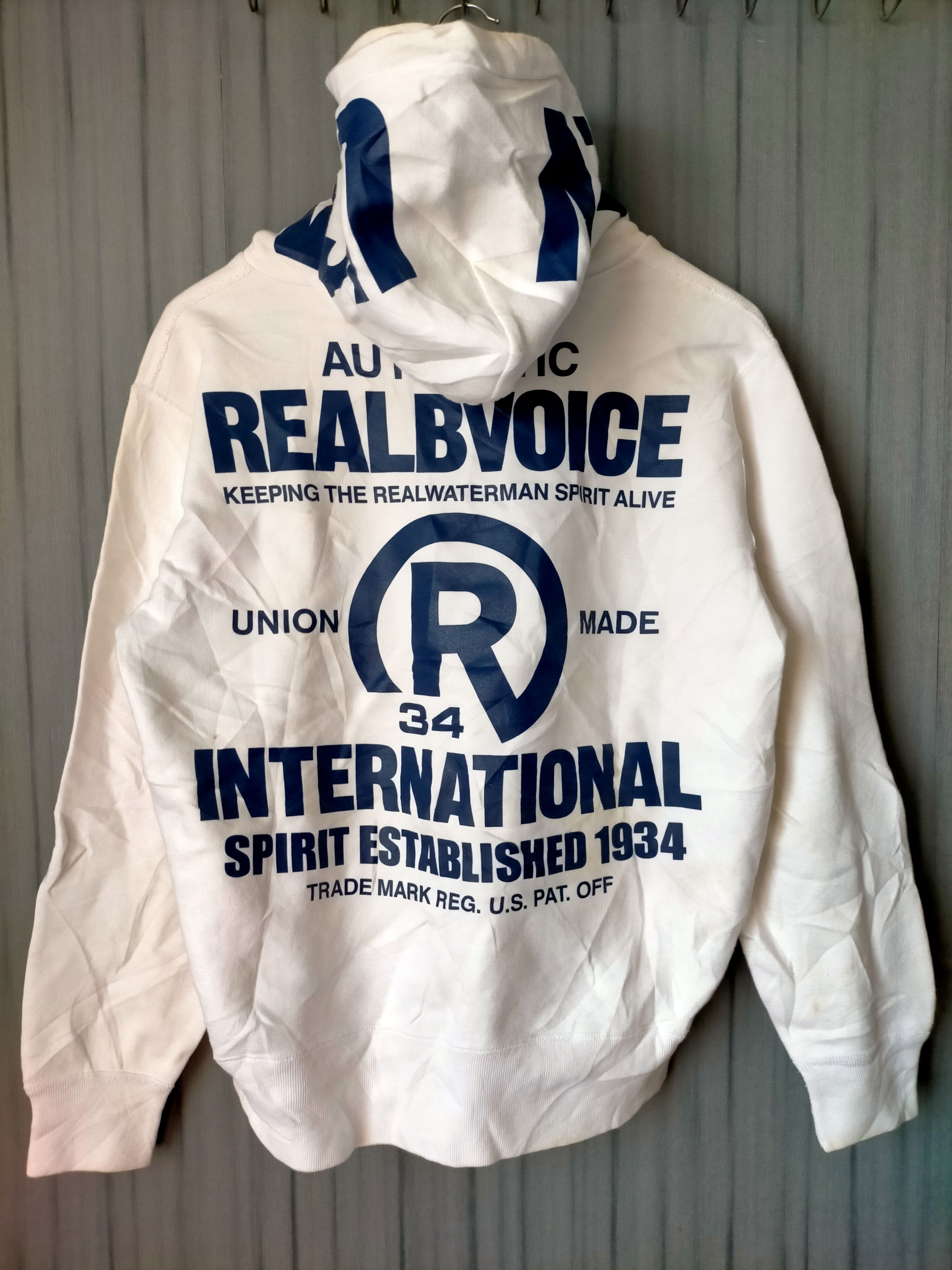 Japanese Brand Real Bvoice Sweatshirt Hoodie White Size S Size US S / EU 44-46 / 1 - 2 Thumbnail
