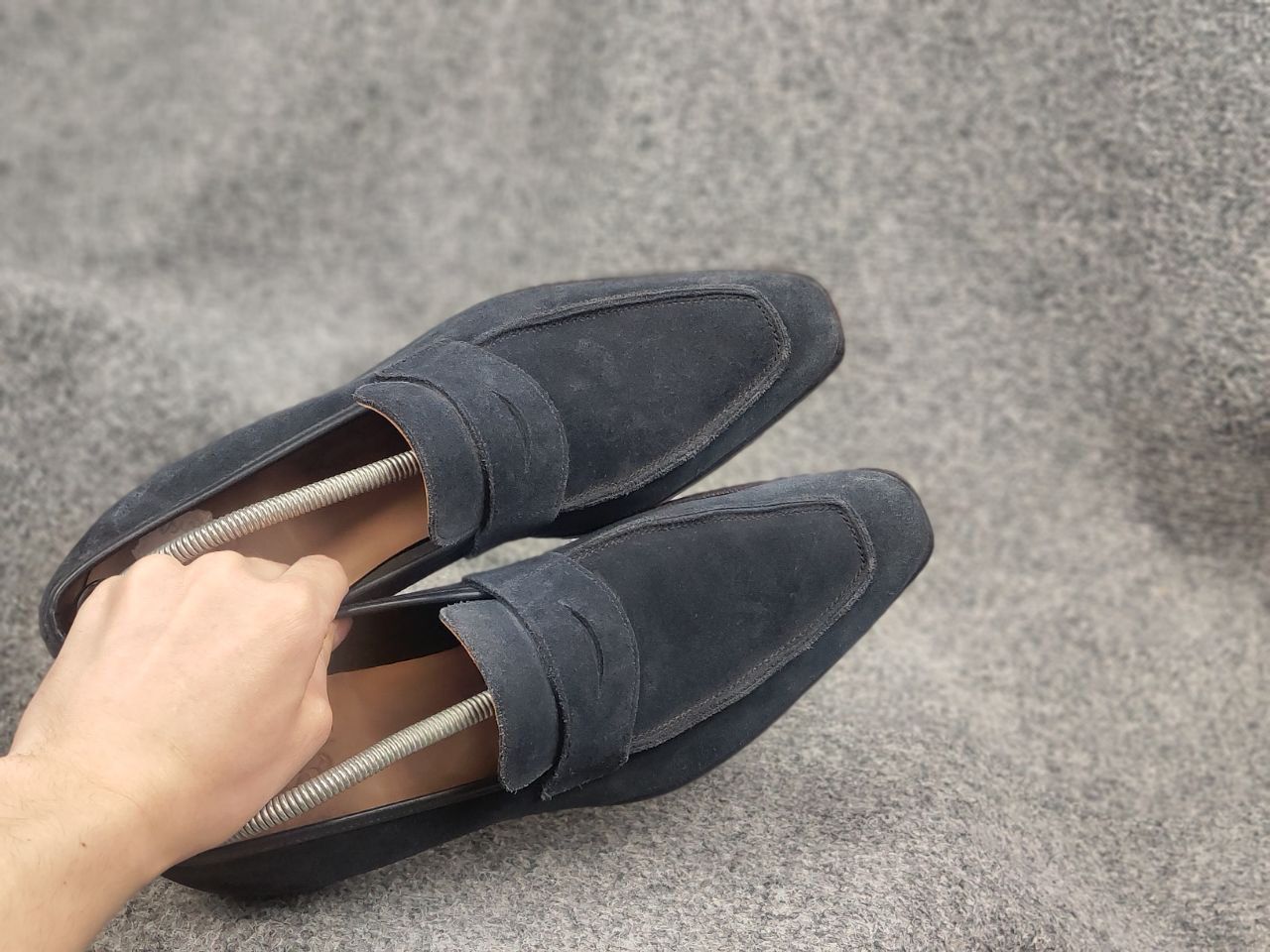 George Cleverley George Cleverley HandMad suede Leather Classic penny Loafers Size US 11 / EU 44 - 13 Thumbnail