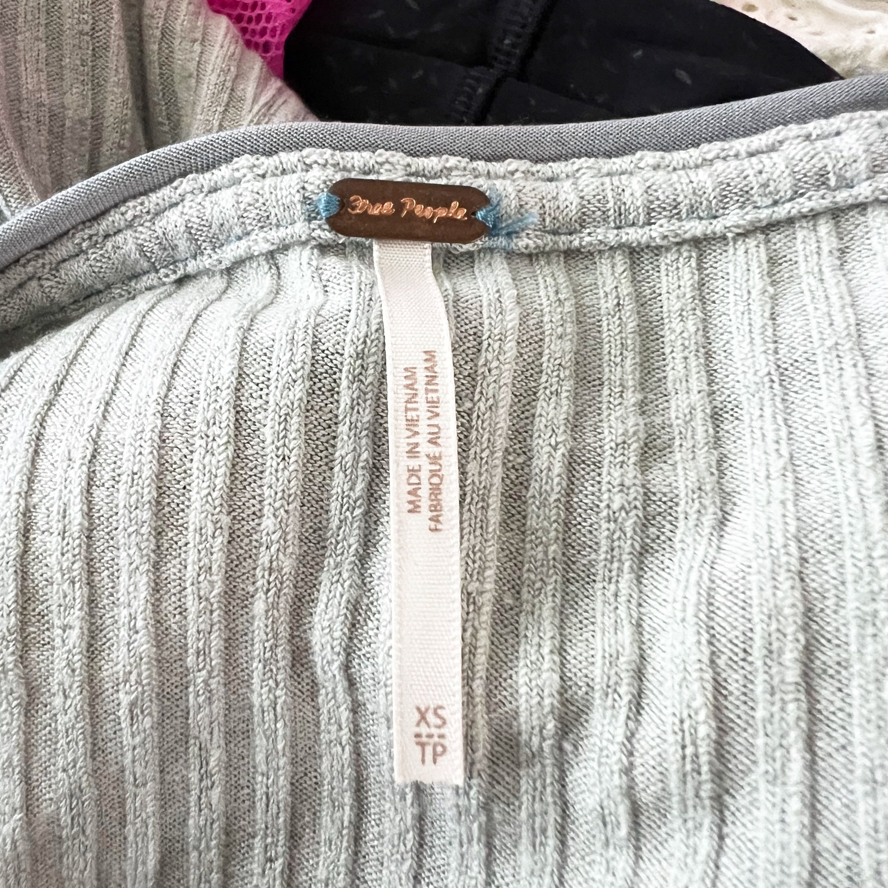 Free People Free People Layer Me Floral Print Ribbed Size XS / US 0-2 / IT 36-38 - 2 Thumbnail