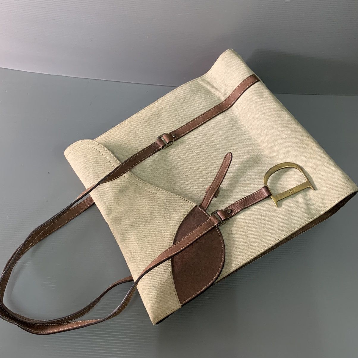 Christian Dior Monsieur Christian Dior Monogram Large Shoulder Bag Size ONE SIZE - 9 Thumbnail
