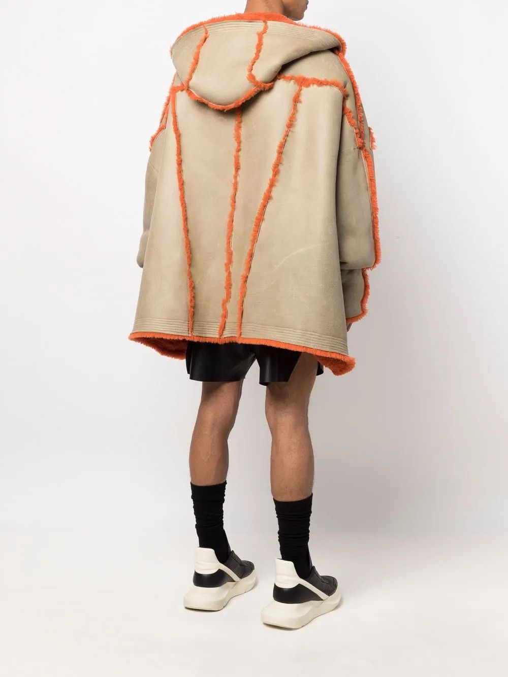Rick Owens o1y0325 Hooded Jacket in Beige/Orange Size US M / EU 48-50 / 2 - 4 Thumbnail