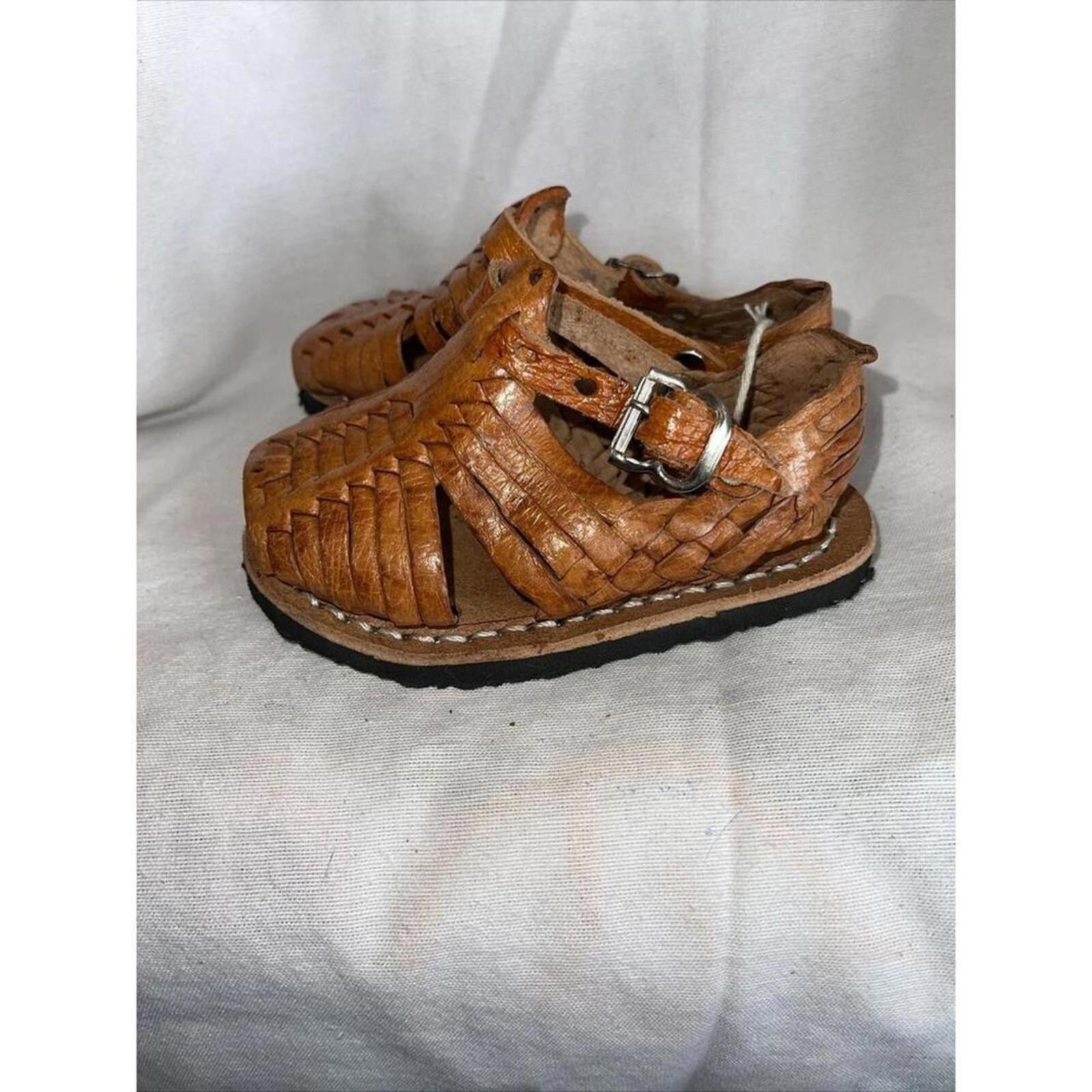 Other Stylish Handcrafted Leather Sandals Size US 5 / EU 37 - 8 Thumbnail