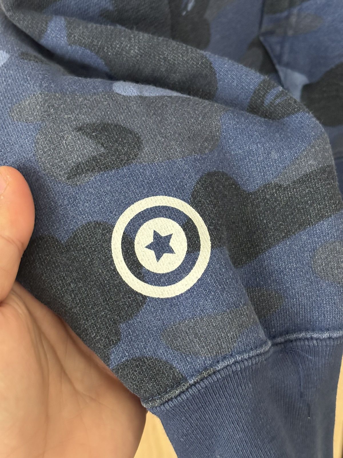 Bape A BATHING APE BAPE BLUE CAMO TIGER FULL ZIP HOODIE Size US L / EU 52-54 / 3 - 8 Thumbnail