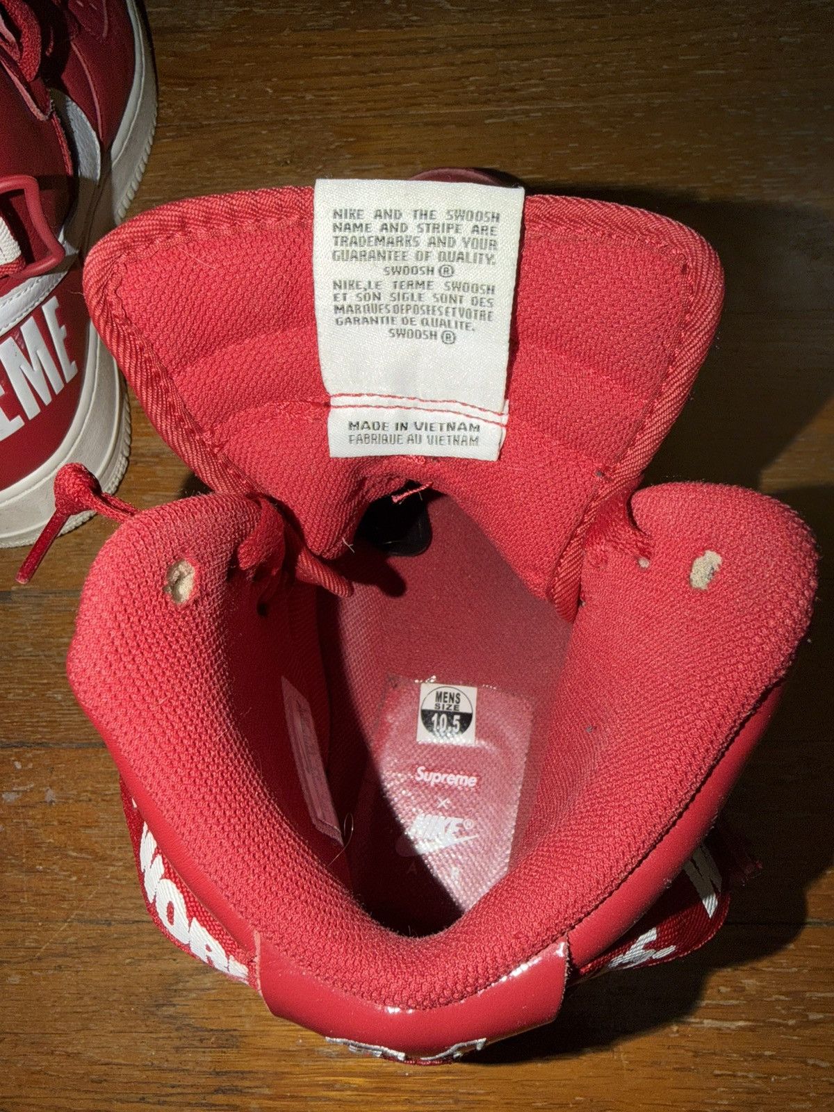 Nike × Supreme Supreme x Nike af1 high Size US 10.5 / EU 43-44 - 6 Thumbnail