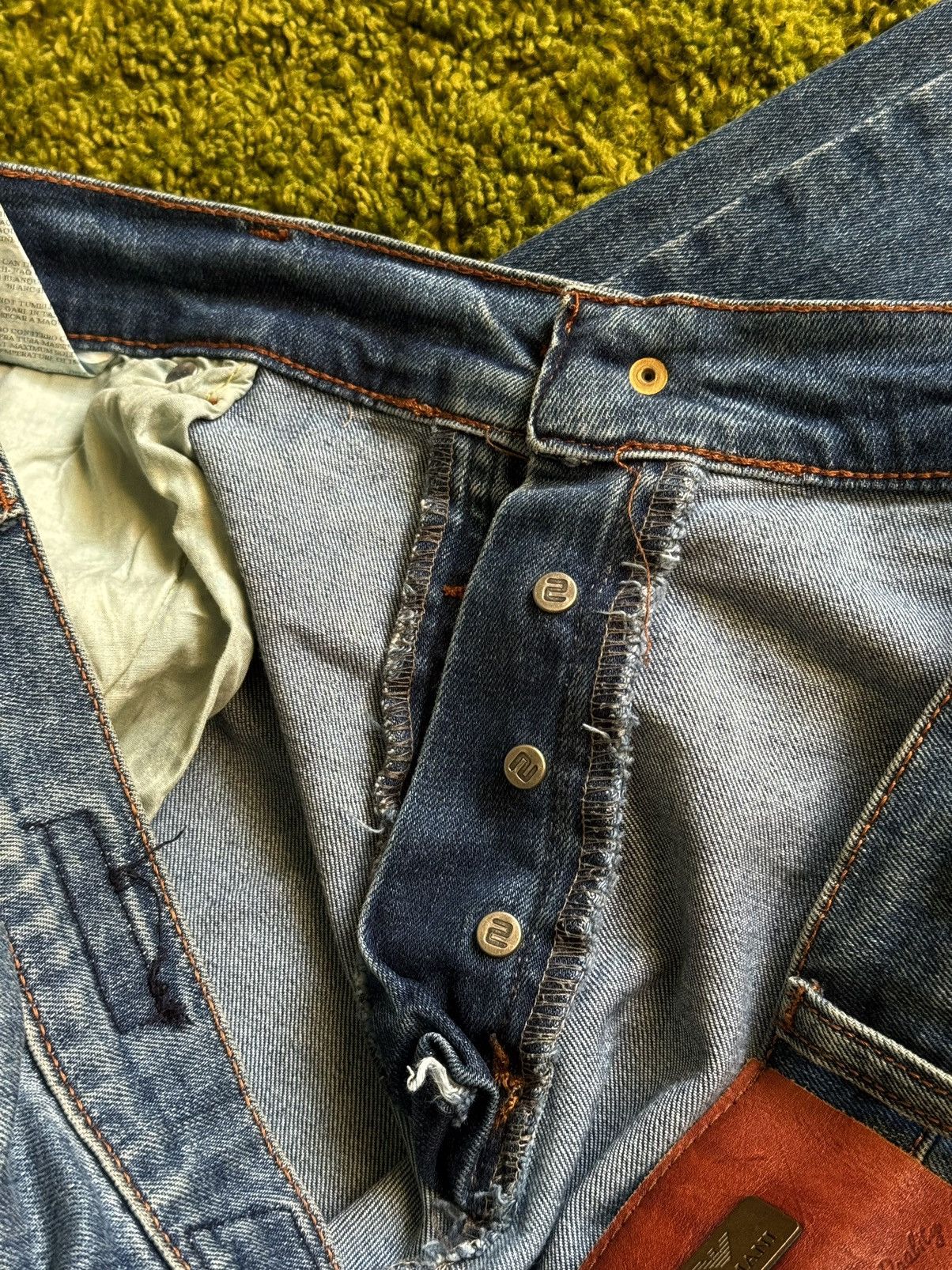 Armani × Giorgio Armani × Vintage Armani Jeans Y2K vintage jeans denim pants Size US 36 / EU 52 - 7 Thumbnail