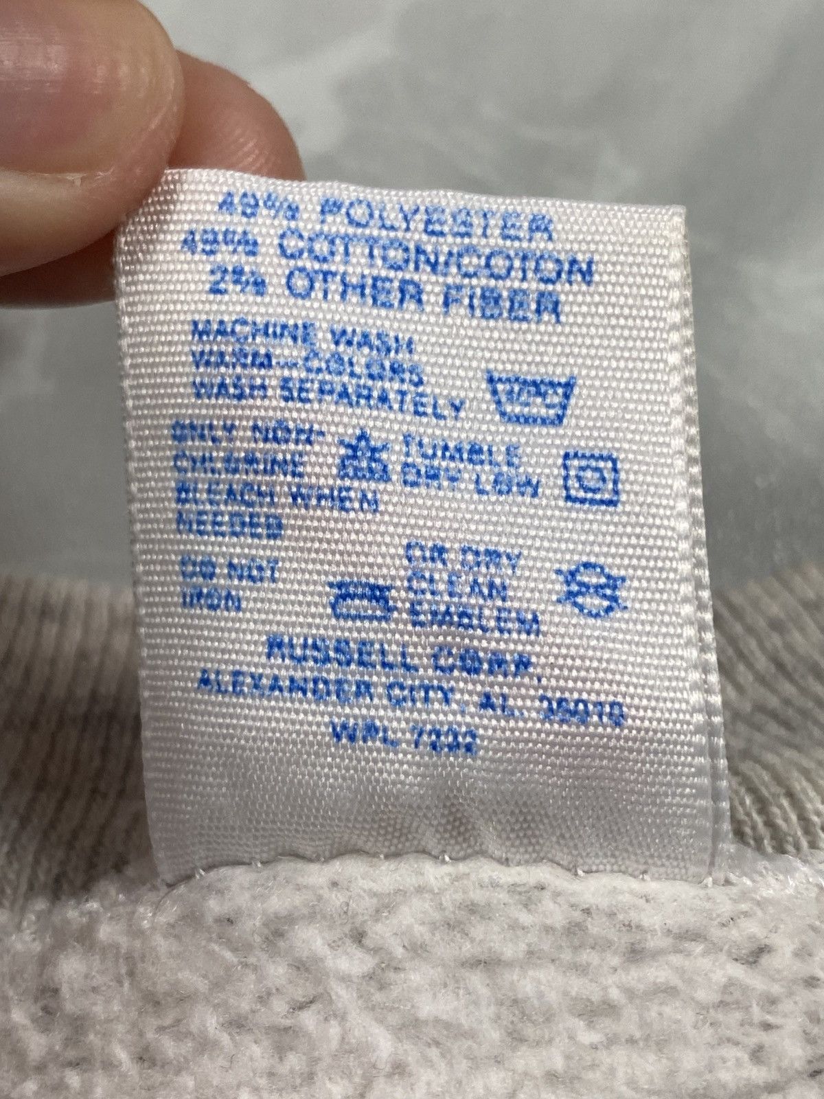 Jerzees Vintage Late 80s American Safety Shelby Wording Crewneck Size S / US 4 / IT 40 - 7 Thumbnail
