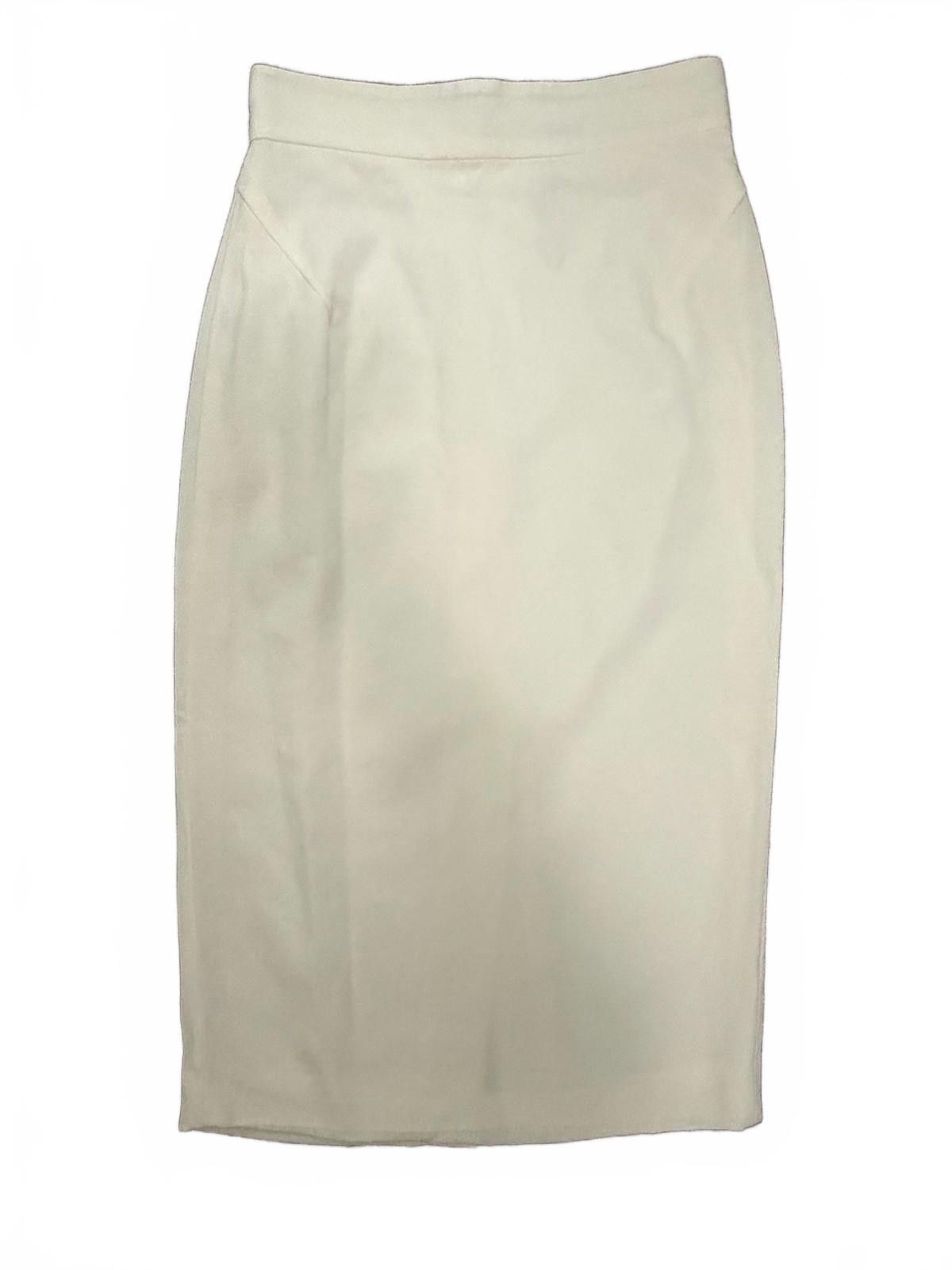Other RAOUL Pencil Skirt with Back Slit in Ivory (US 2) Size 26" / US 2 / IT 38 - 1 Thumbnail