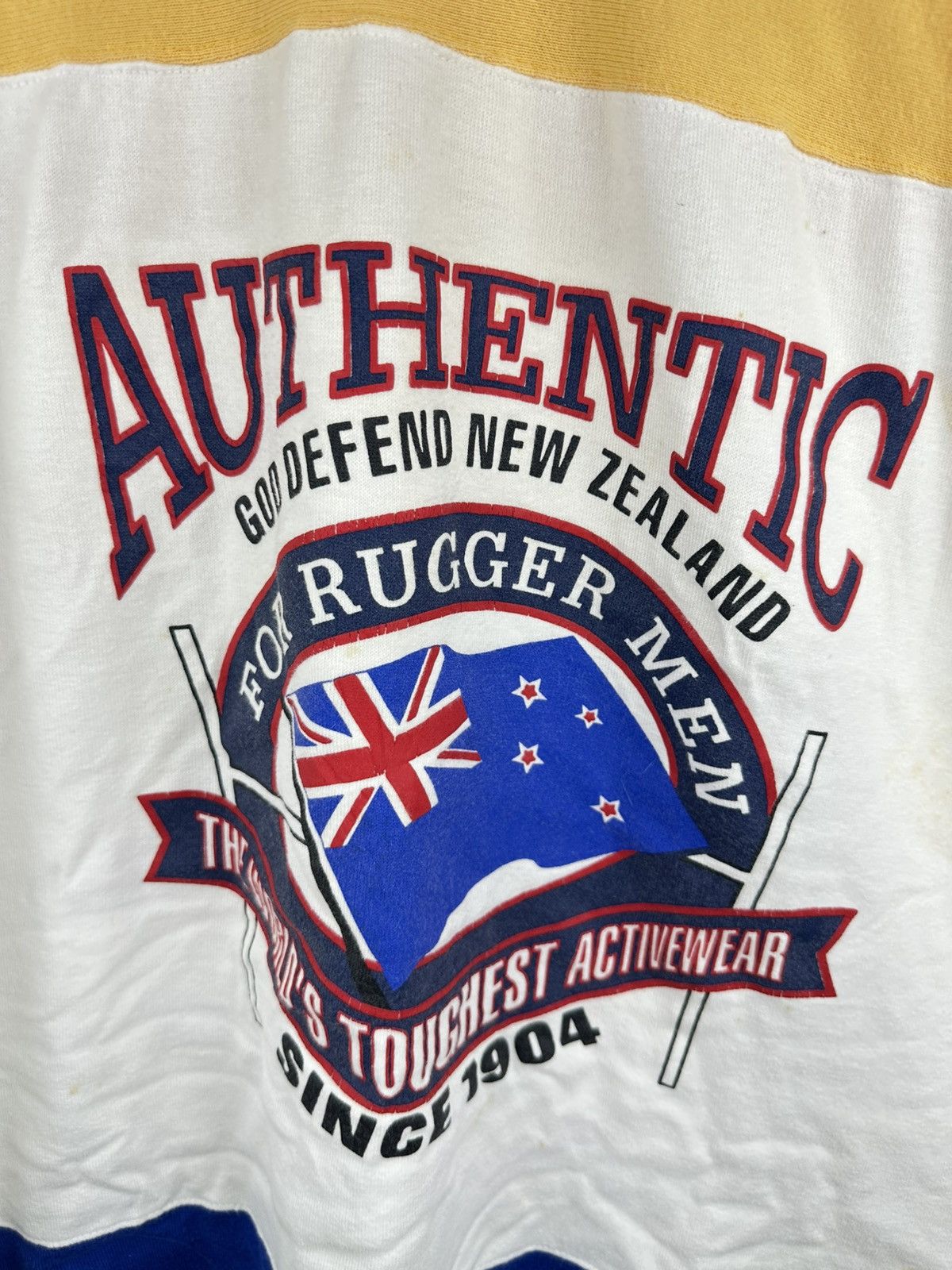 Canterbury of New Zealand × Vintage Vintage 90s Canterbury Of New Zealand Rugby Tee Size US L / EU 52-54 / 3 - 3 Thumbnail