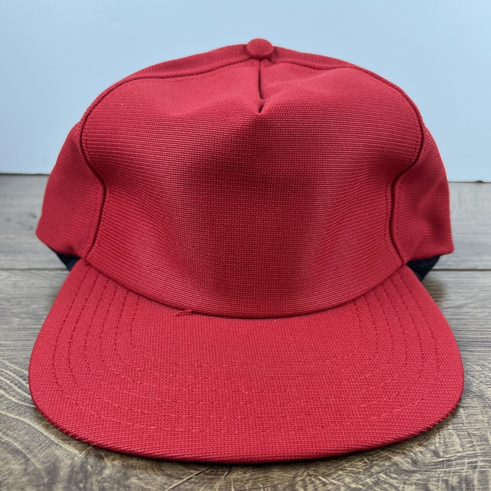 Other Red Trucker Baseball Hat Red Hat Adjustable Adult Size Hat R Size ONE SIZE - 4 Thumbnail