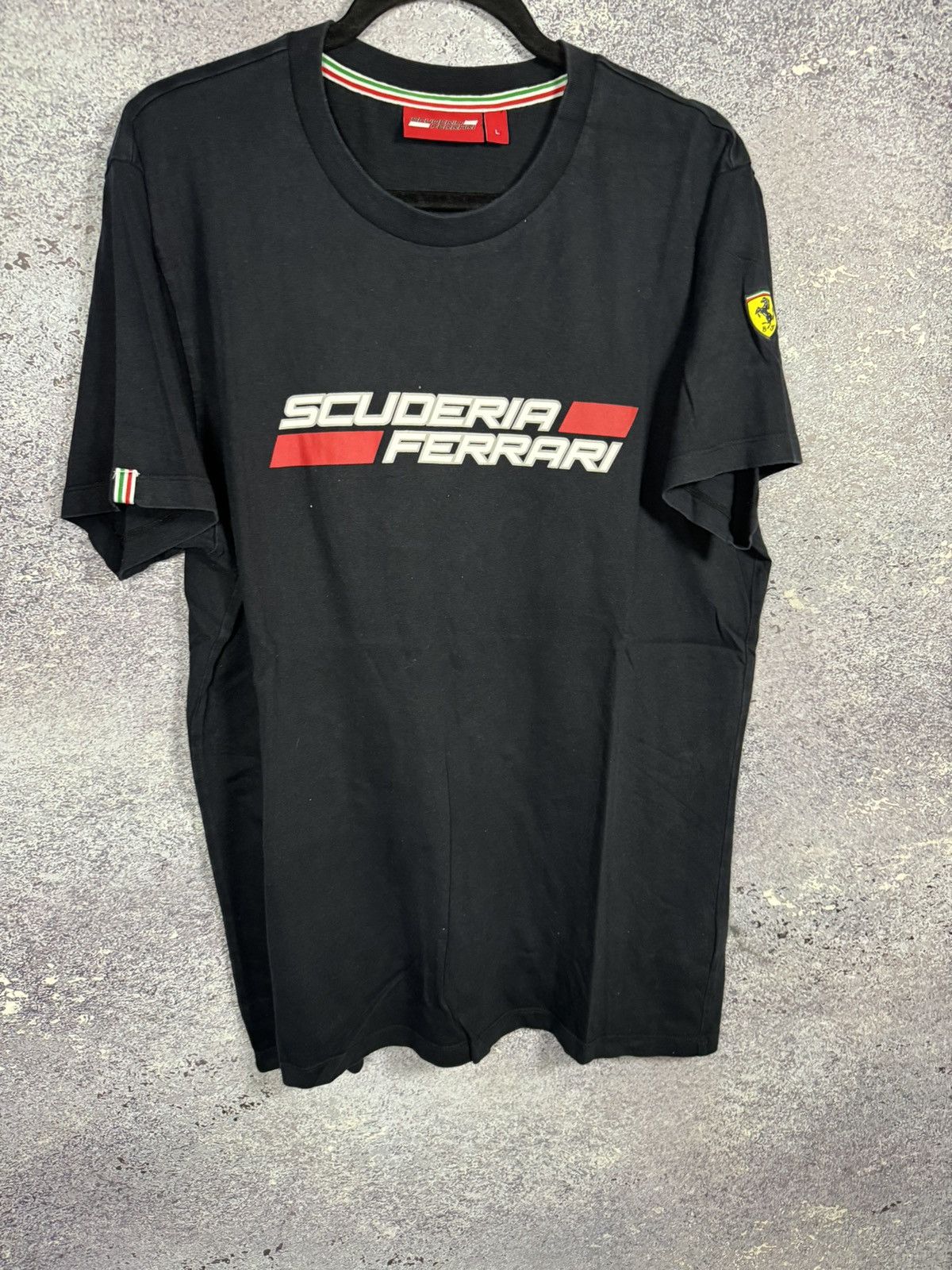Ferrari × Formula 1 × Vintage Vintage Ferrari Scuderia Black T Shirt Racing F-1 L size Size US L / EU 52-54 / 3 - 4 Thumbnail