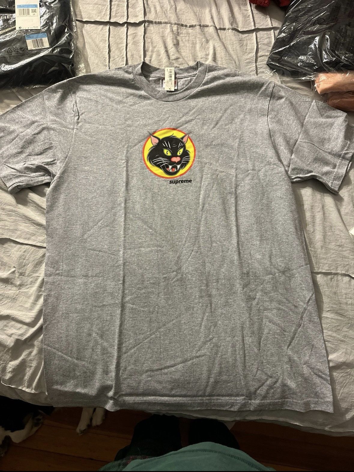 Supreme Supreme Black Cat Tee Size MEDIUM Size US M / EU 48-50 / 2 - 1 Thumbnail