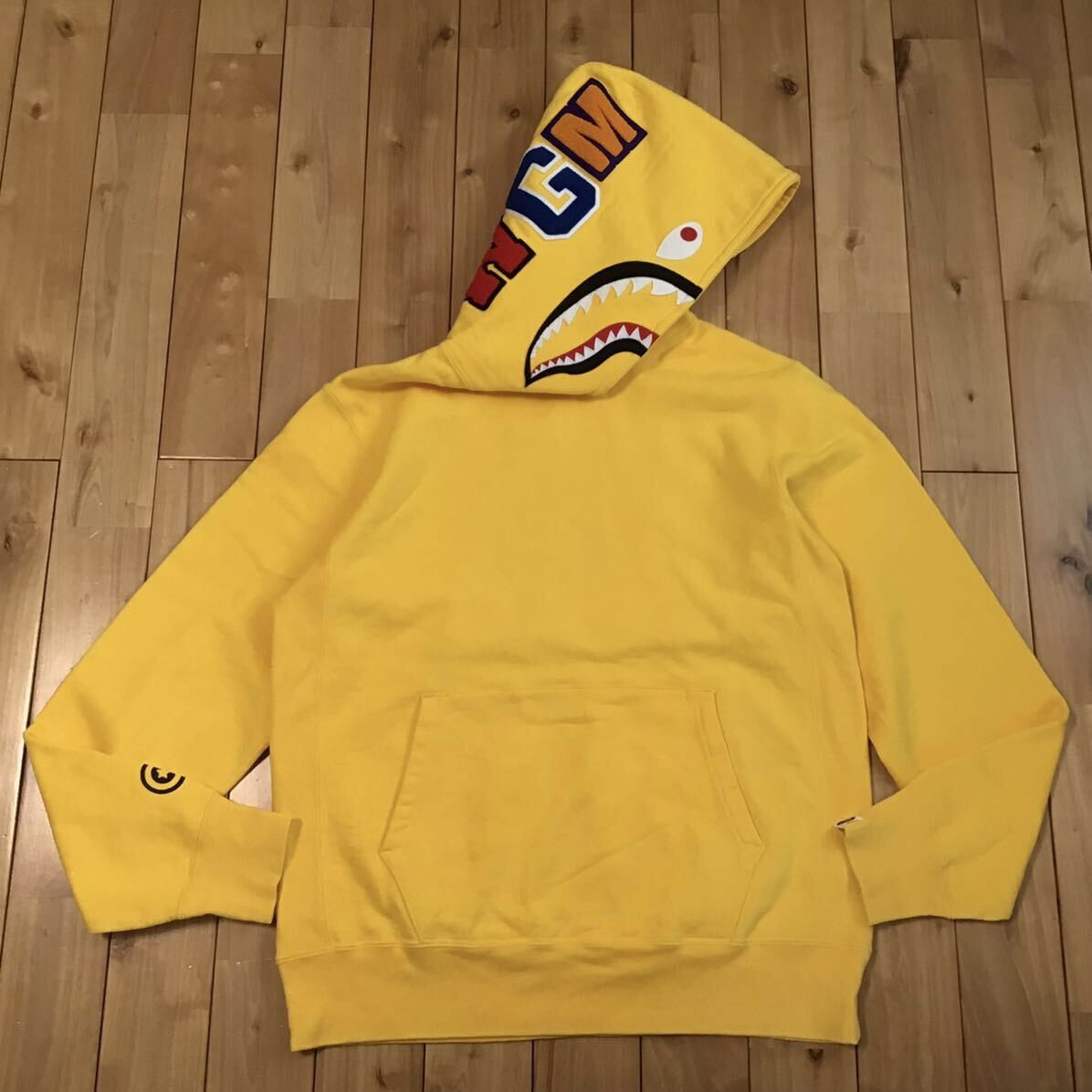Bape BAPE Shark pullover hoodie yellow a bathing ape Size US L / EU 52-54 / 3 - 1 Thumbnail